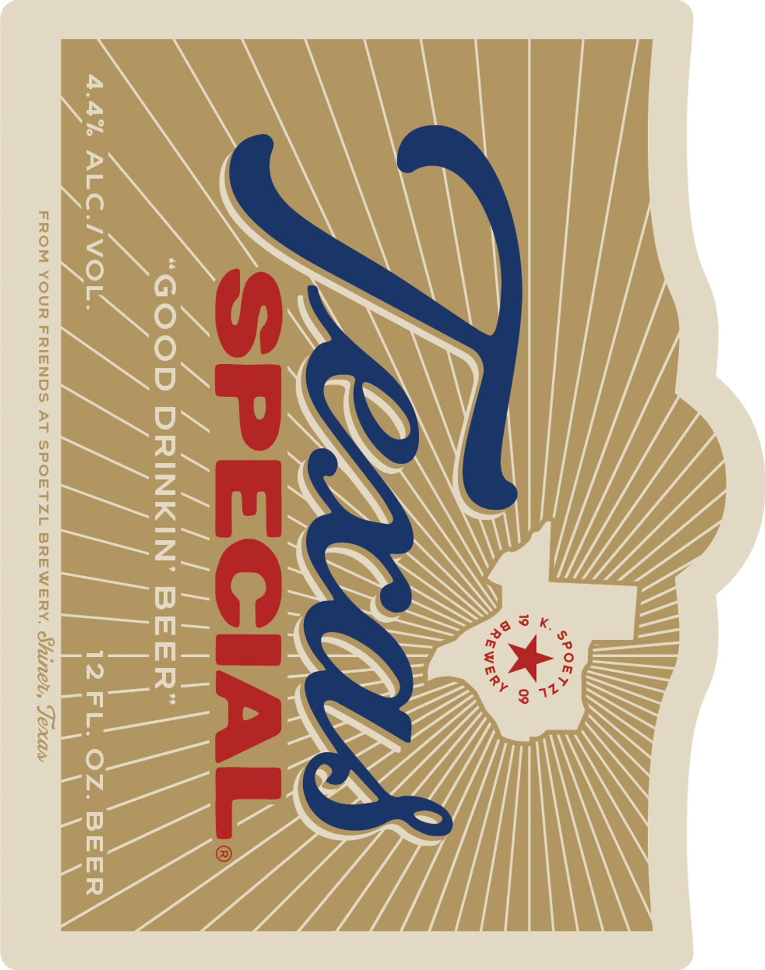Special Brew by Spoetzl Brewery - beer label