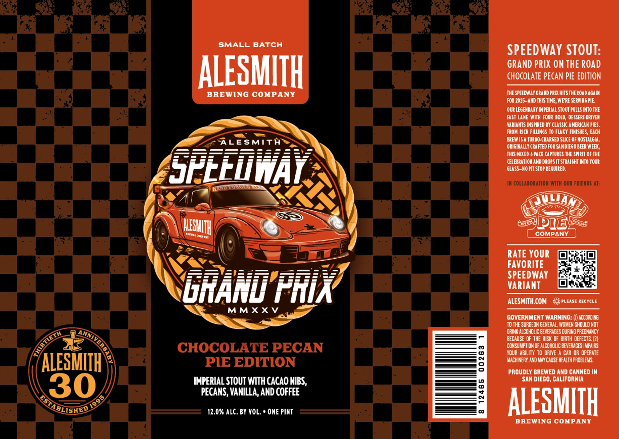 Speedway Stout: Grand Prix on the Road by Alesmith Brewing Company - beer label