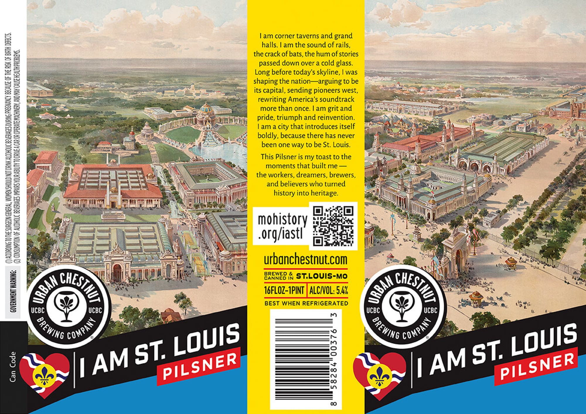 St. Louis Pilsner by Urban Chestnut Brewing Company - beer label