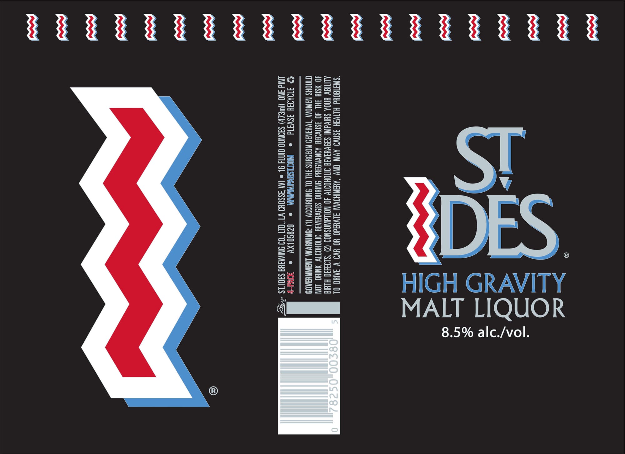 High Gravity Malt Liquor by St. Desiderius Brewing Co. Ltd. - beer label