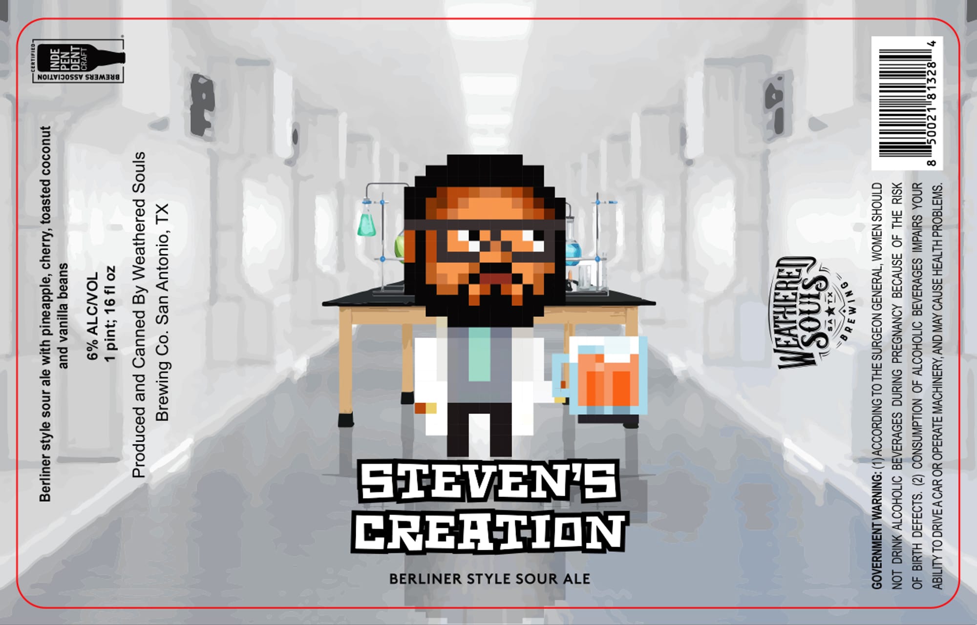 Steven’s Creation by Weathered Souls Brewing - beer label
