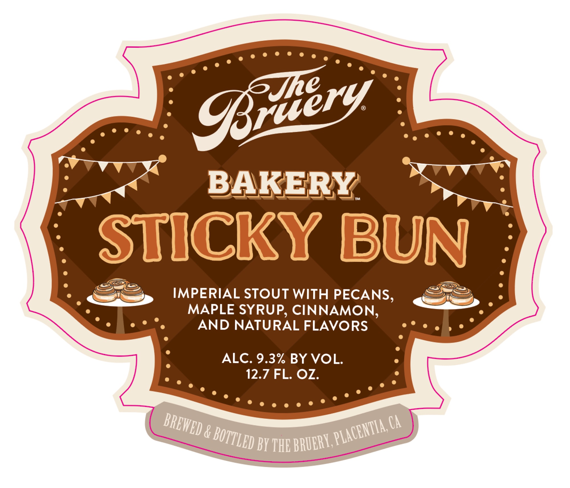 Sticky Bun by The Bruery - beer label