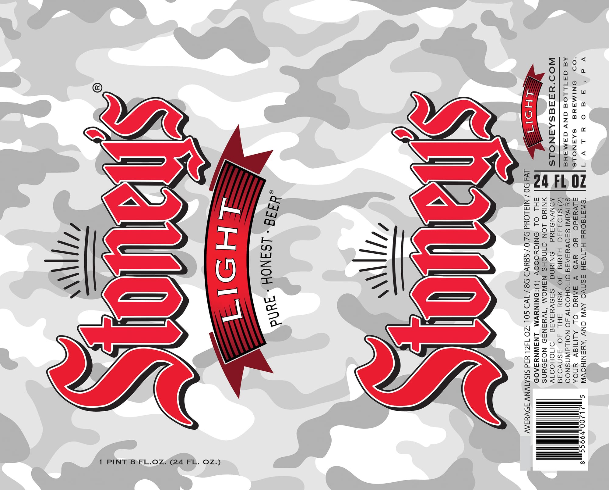 Stoney's Light by Stoney's Brewing Co. - beer label