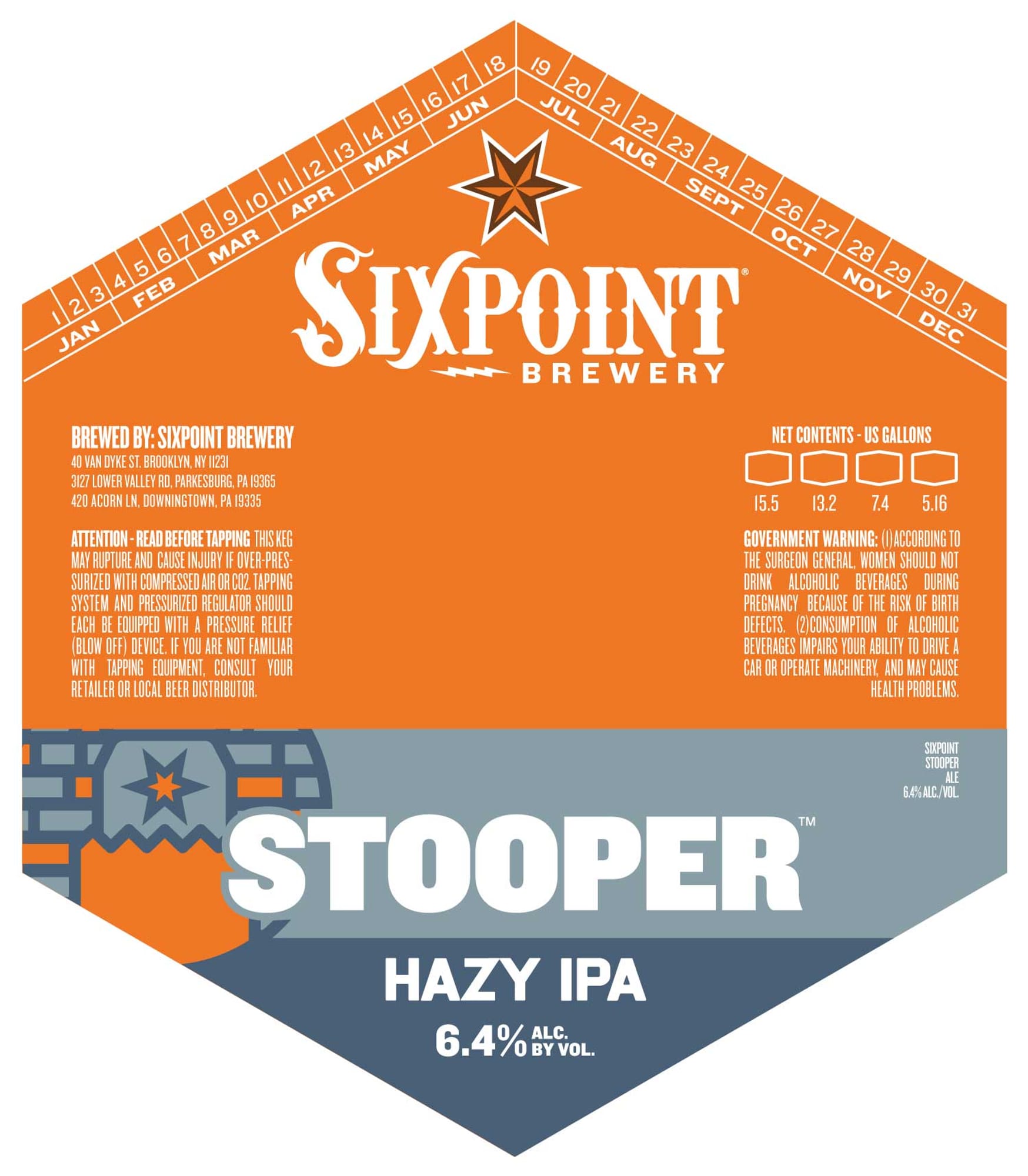 Stooper by Sixpoint Brewery - beer label