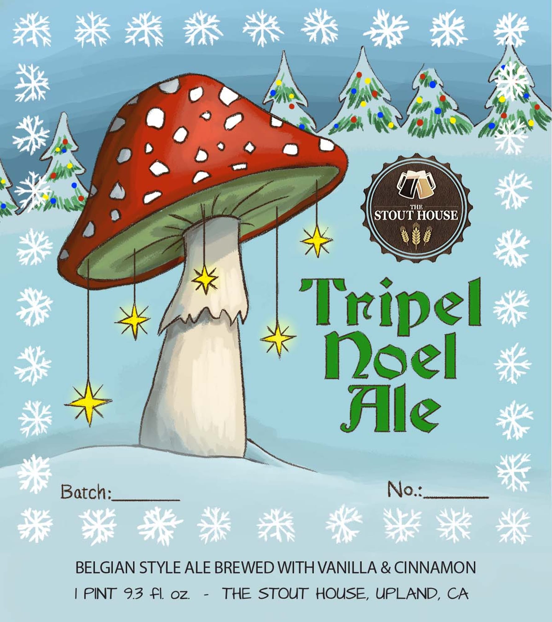 Tripel Noel by The Stout House - beer label