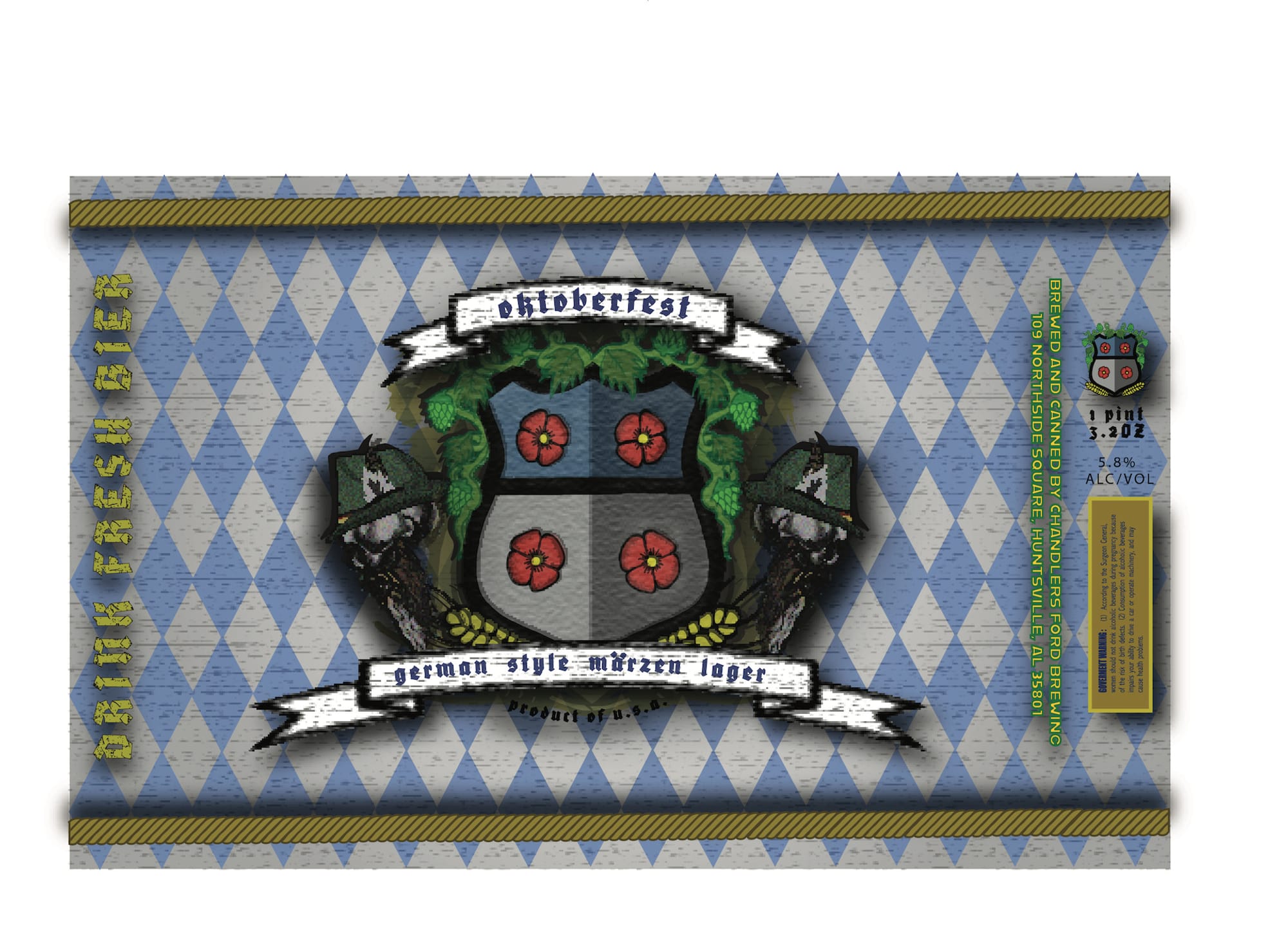 Oktoberfest by Straight To Ale Brewing - beer label