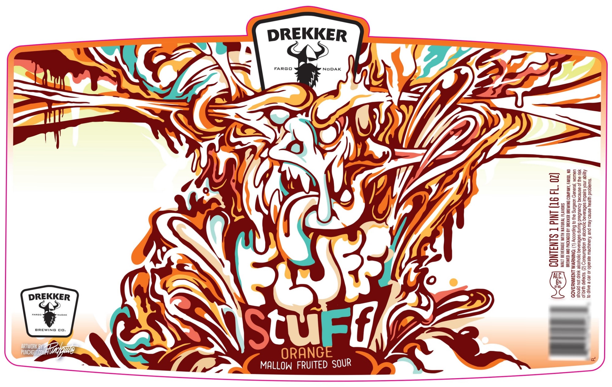 StuFü by Drekker Brewing Co. - beer label