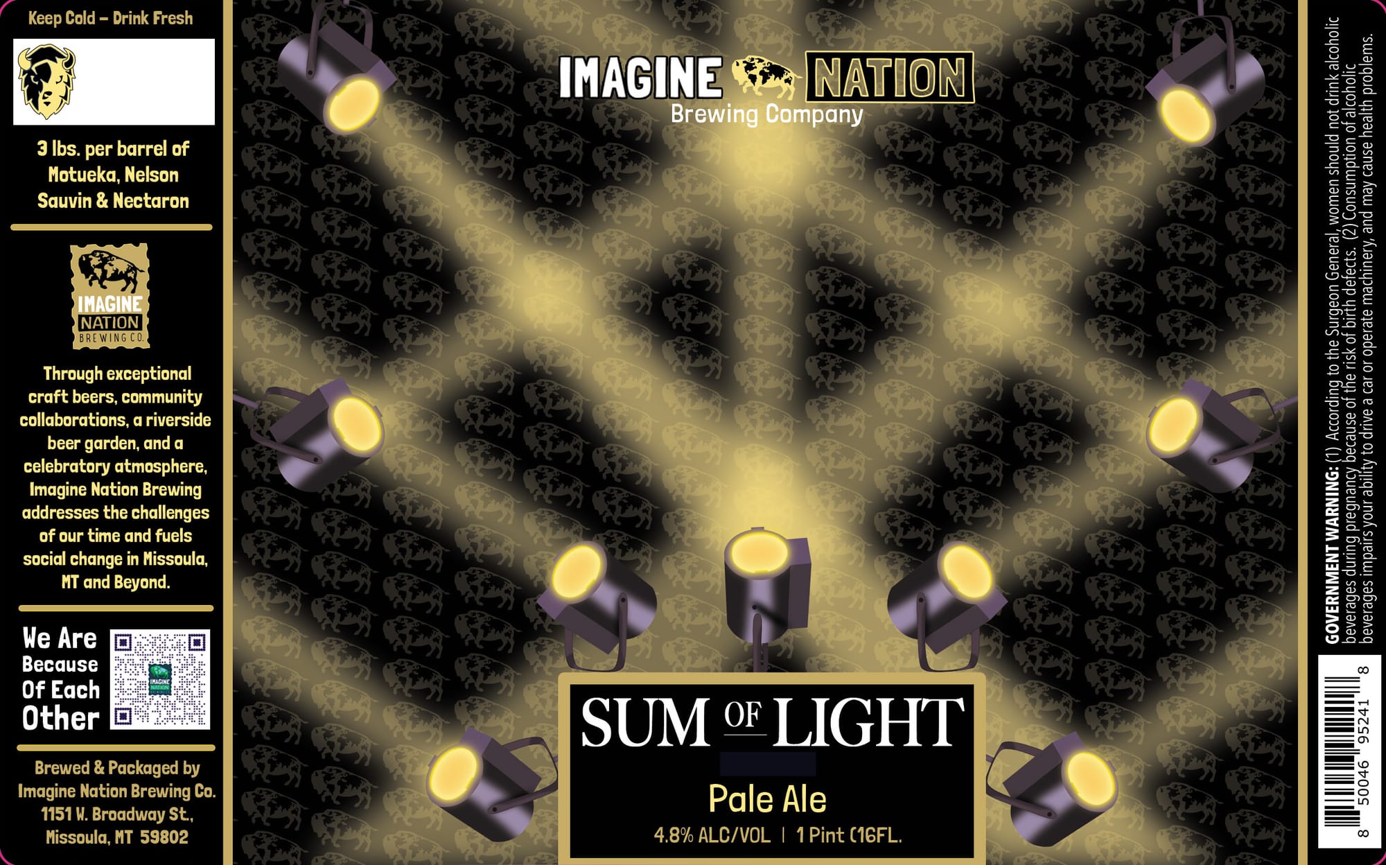 Sum of Light by Imagine Nation Brewing Company - beer label