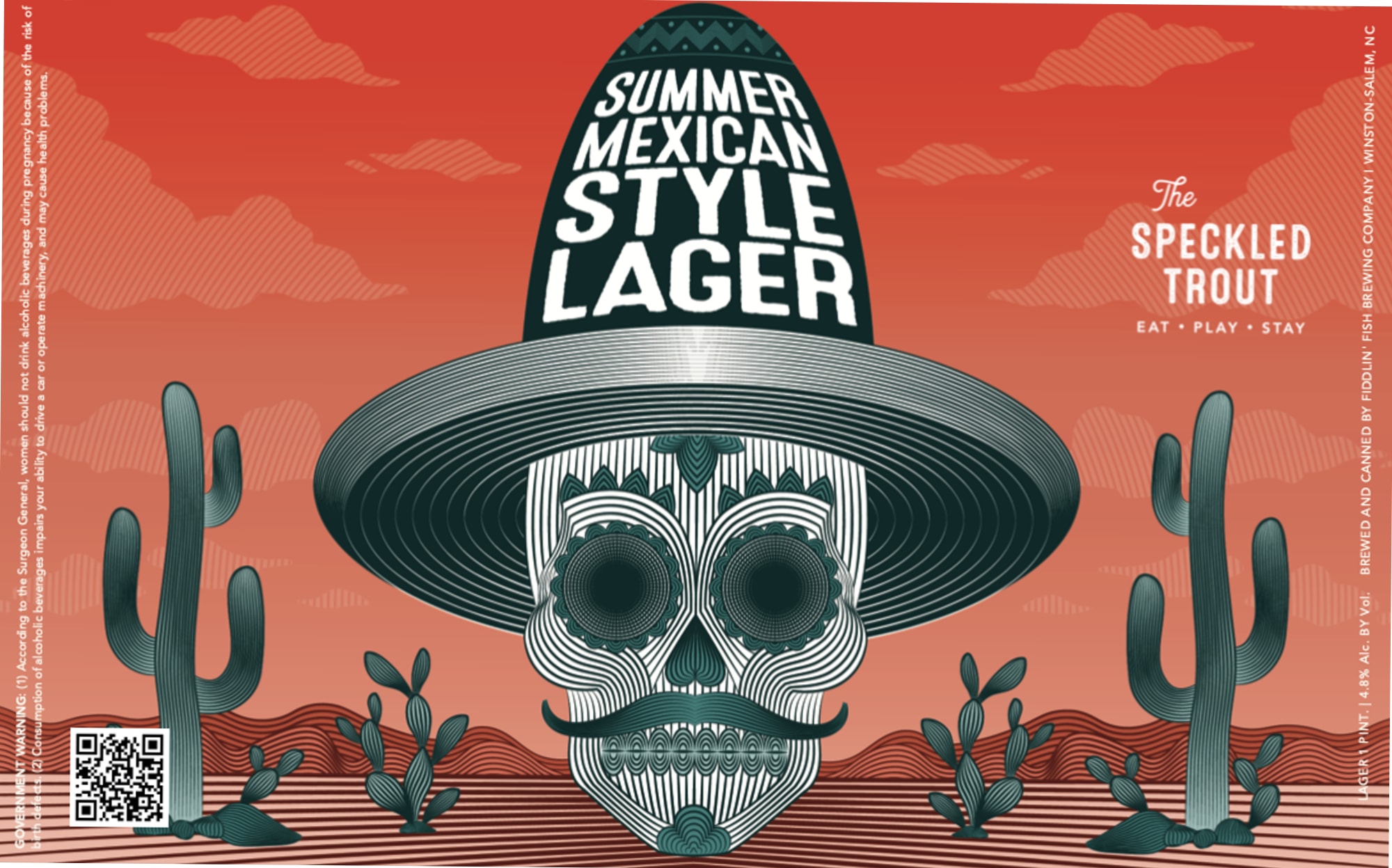 Summer Mexican Style Lager by Fiddlin’ Fish Brewing Company - beer label