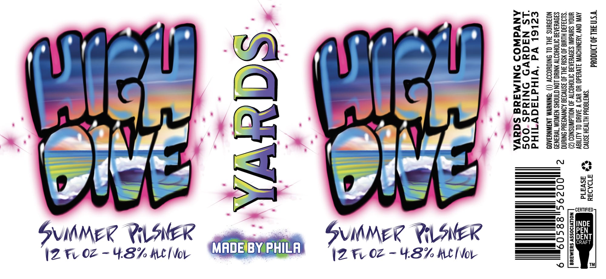 Summer Pilsner by Yards Brewing Company - beer label