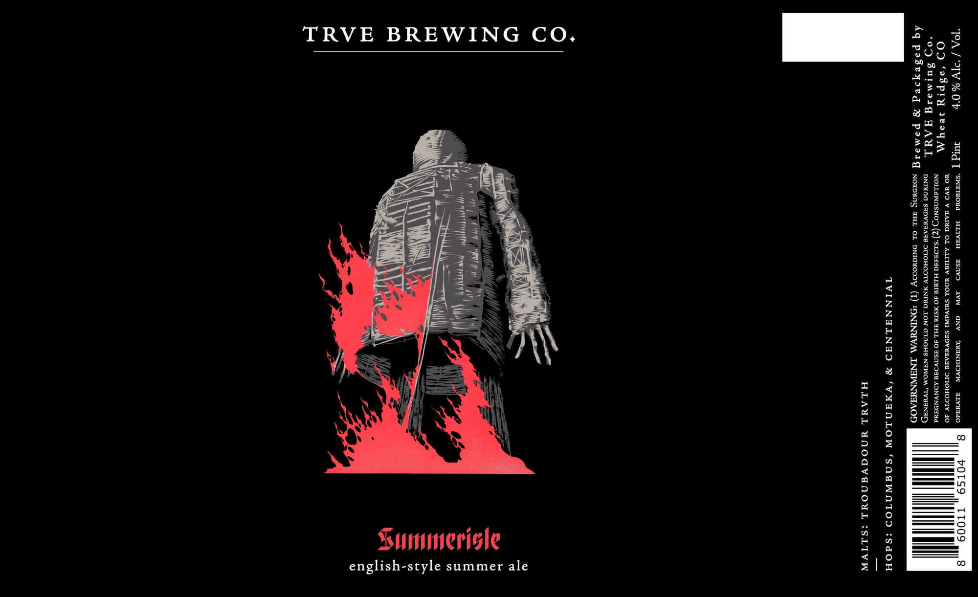 Summerisle by Trve Brewing Co. - beer label