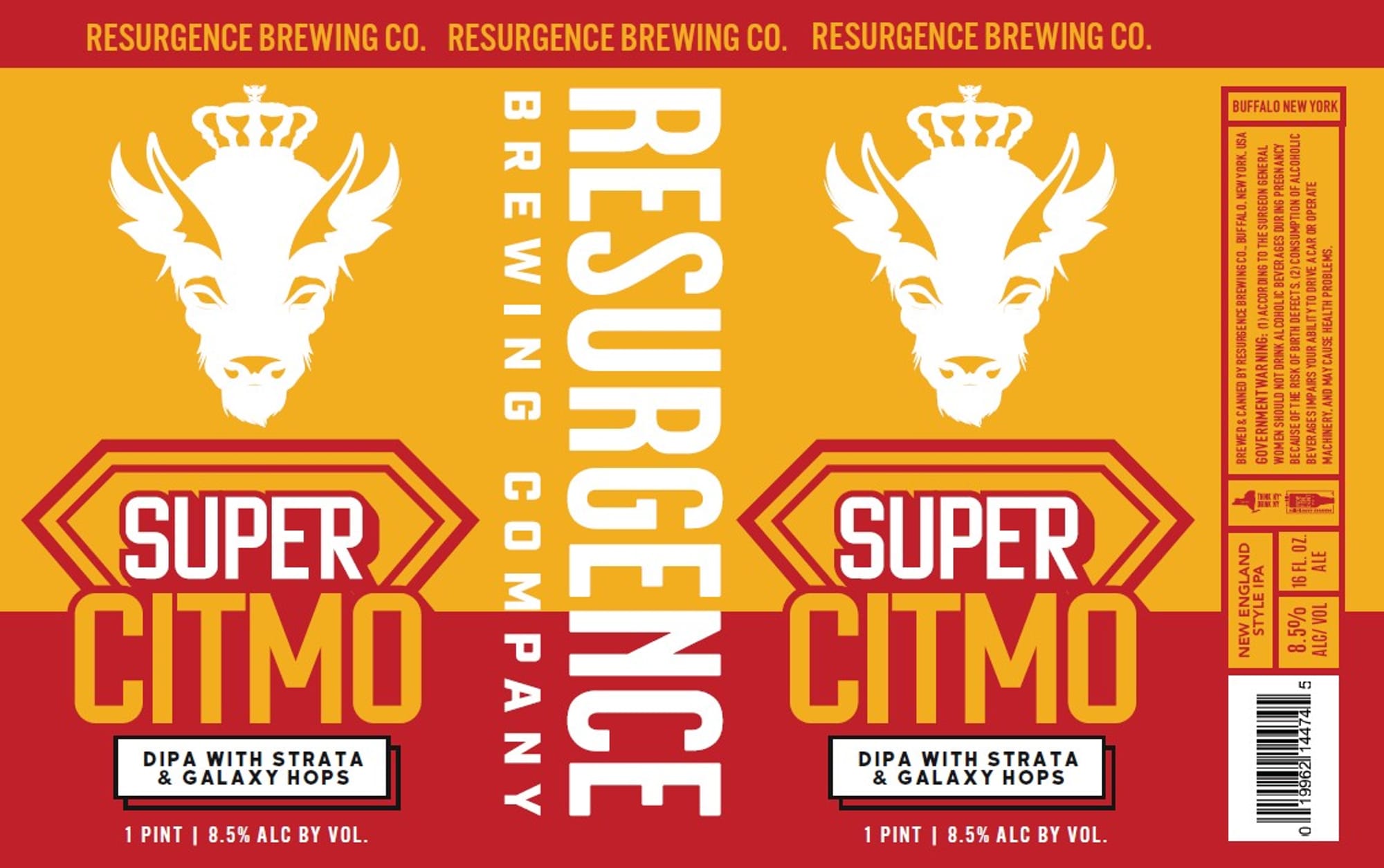 Super Citmo by Resurgence Brewing Co. - beer label