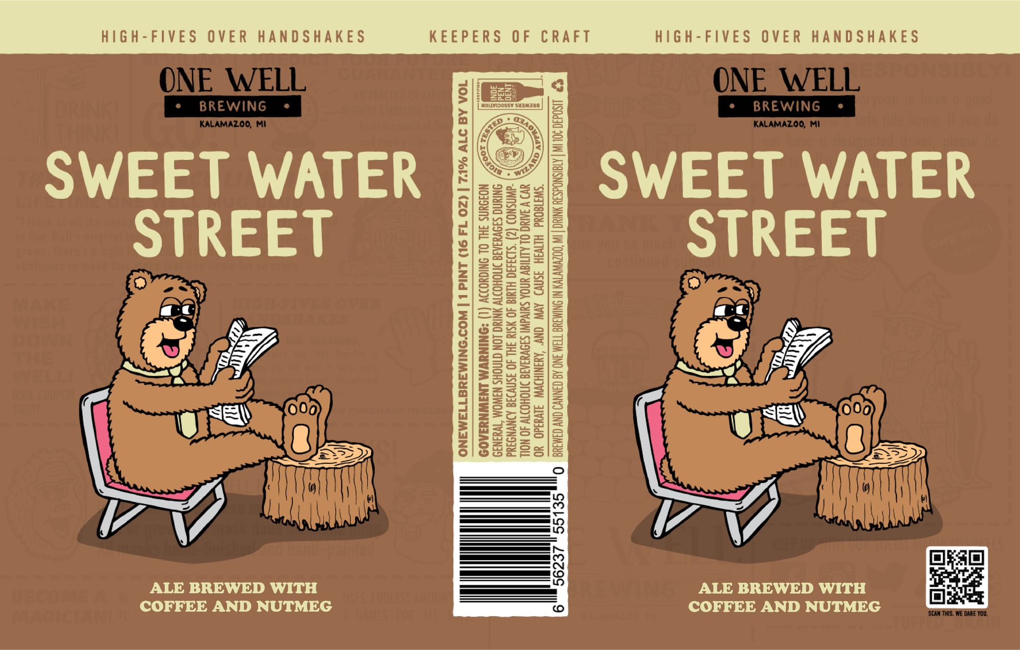 Sweet Water Street by One Well Brewing - beer label
