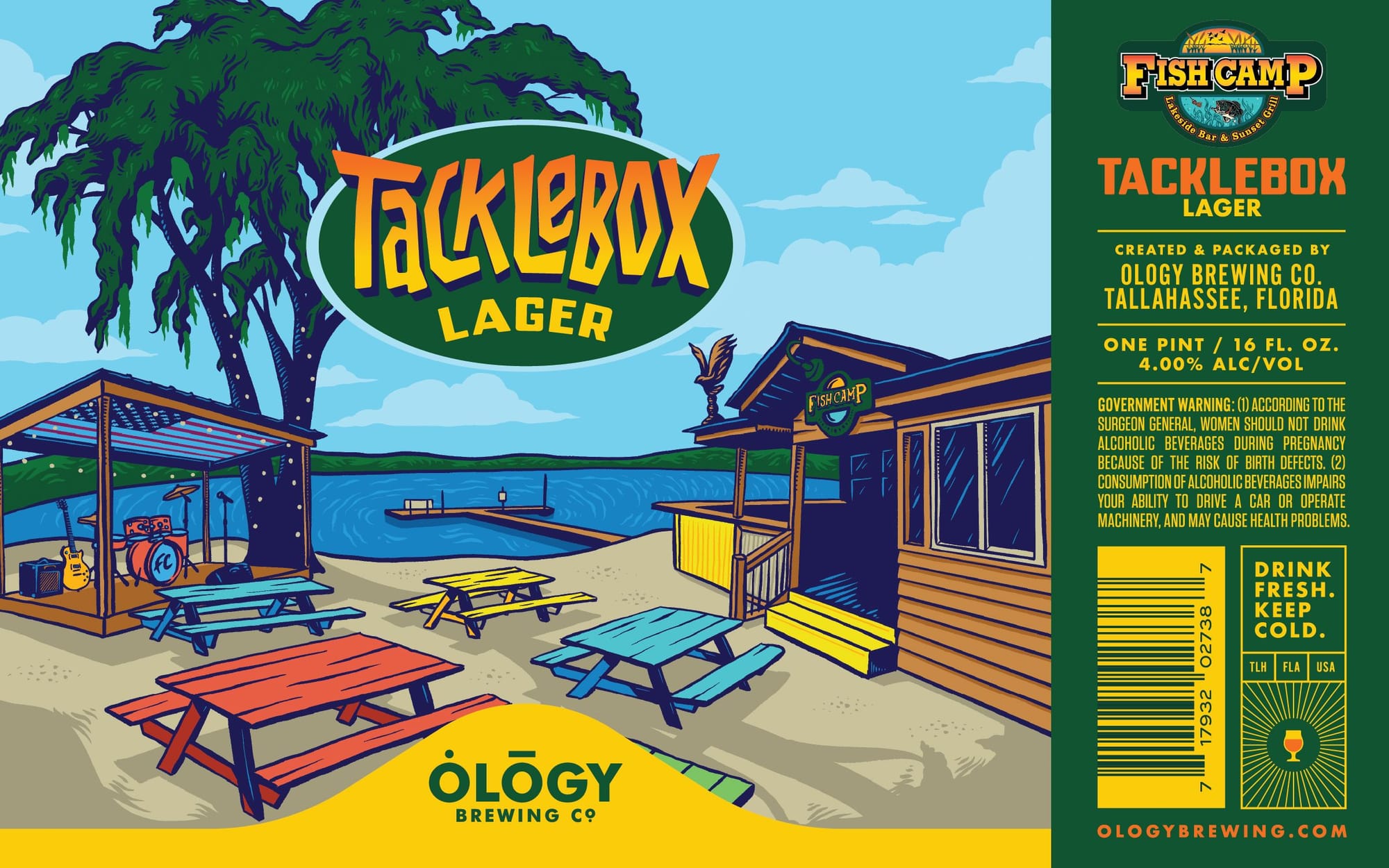 Tacklebox Lager by Ology Brewing Co. - beer label