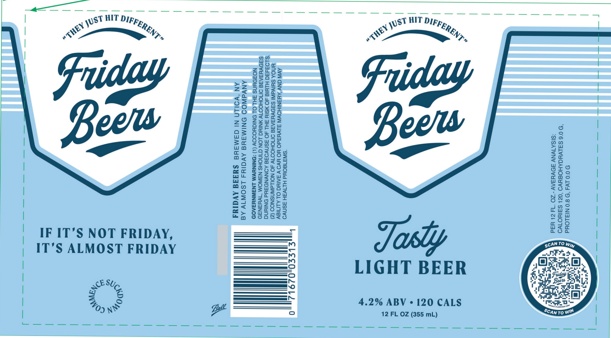 Tasty by Almost Friday Brewing Company - beer label
