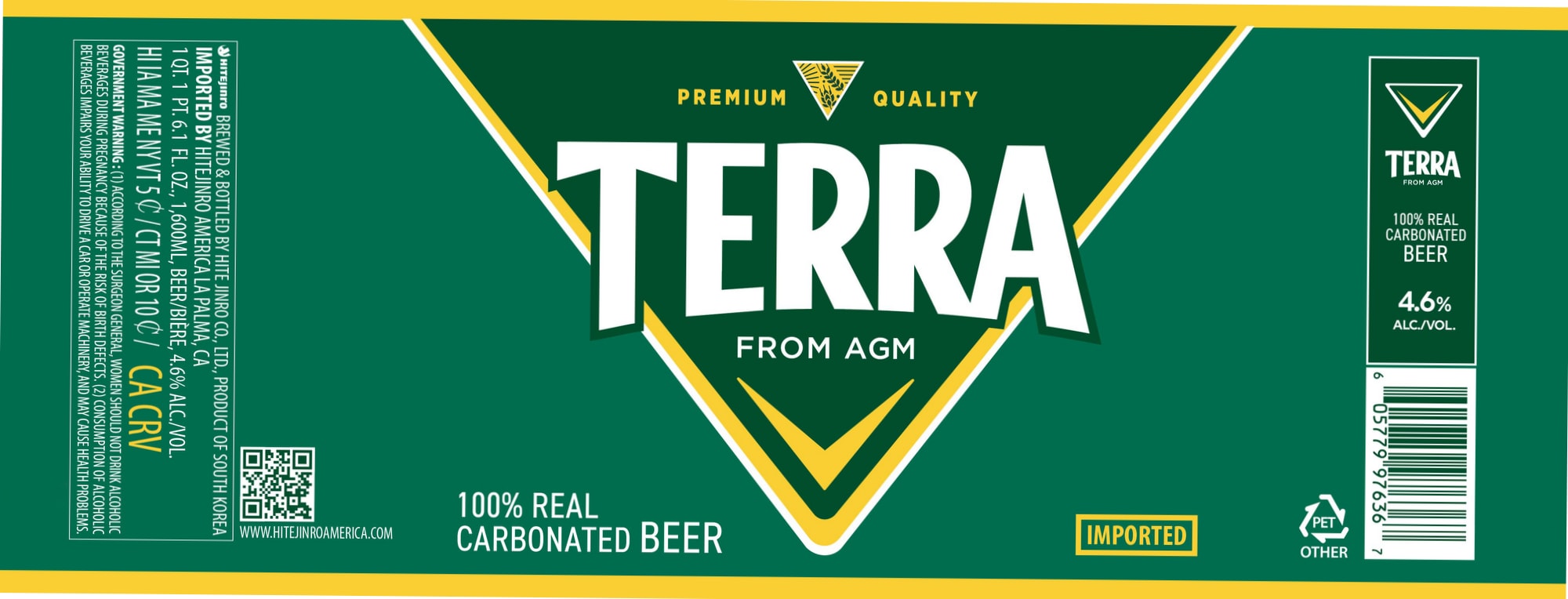 Terra by AGM - beer label