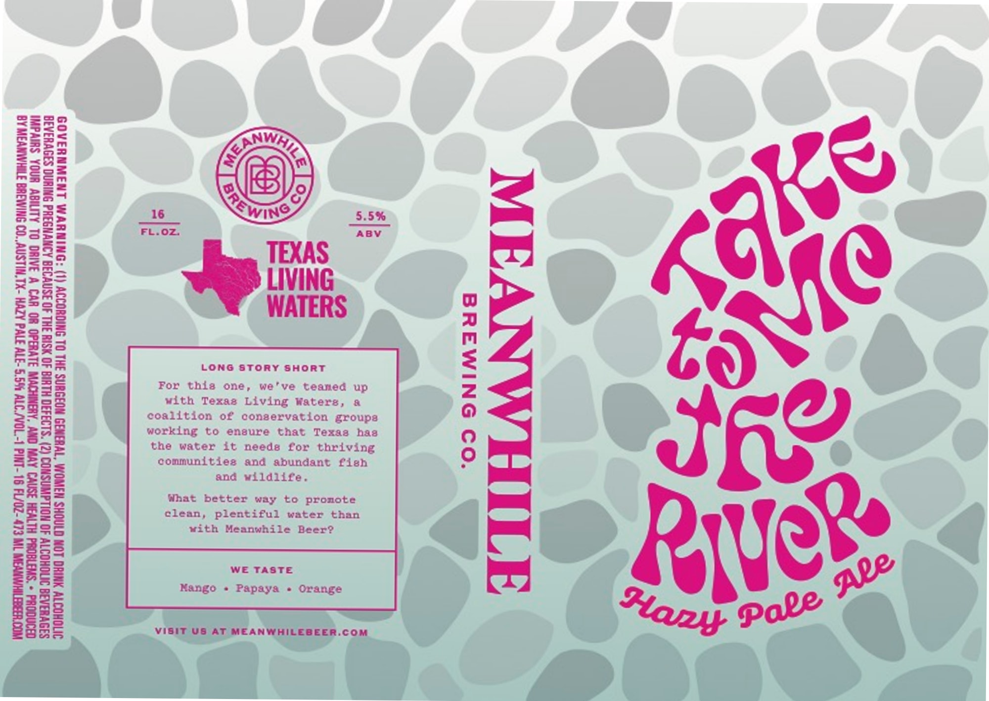 Texas Living Waters by Meanwhile Brewing Co. - beer label