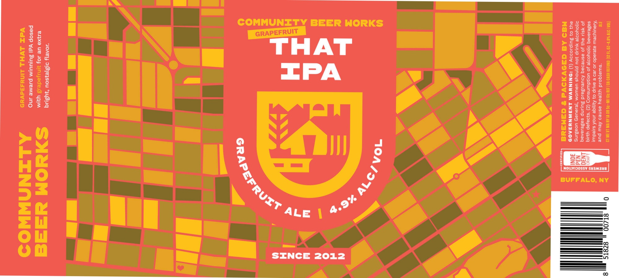That IPA by Community Beer Works - beer label