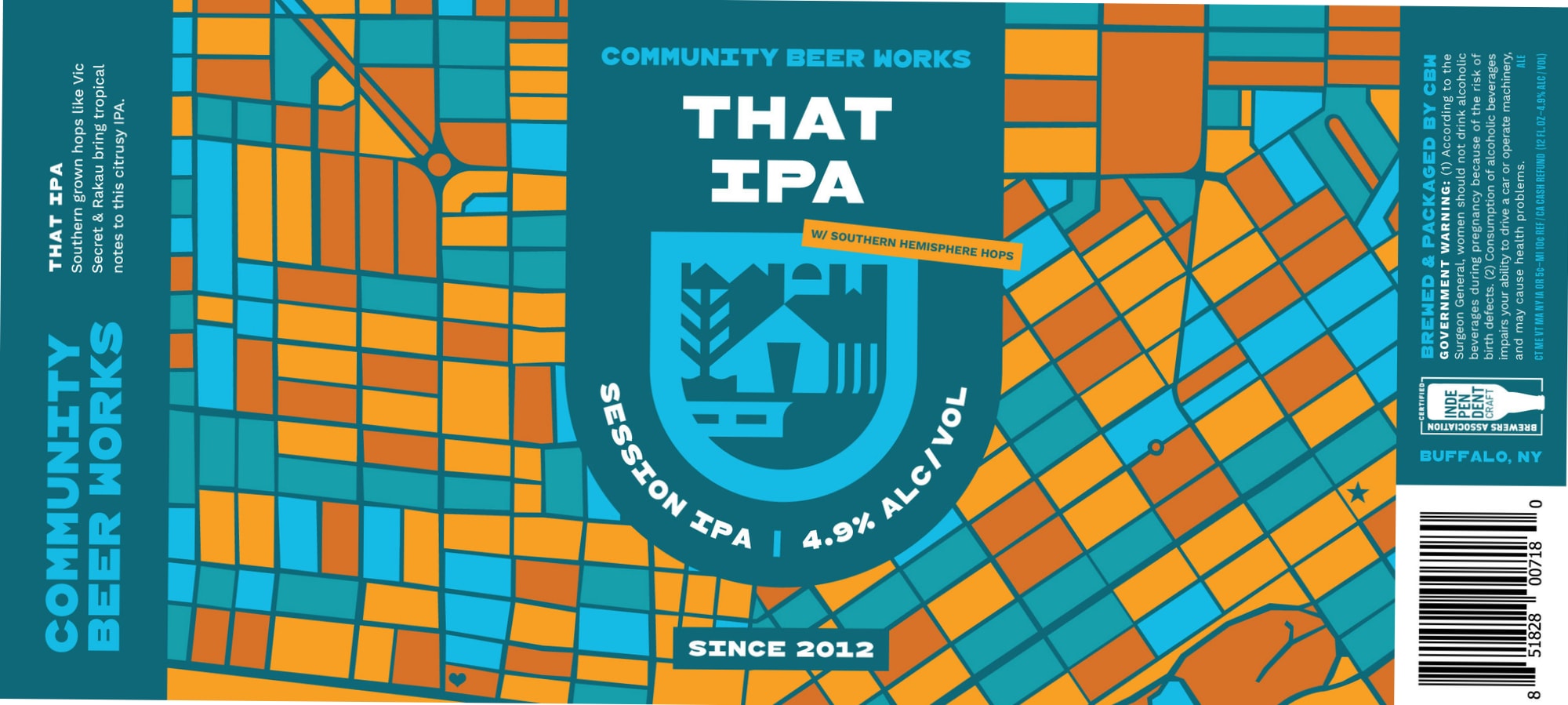 That IPA by Community Beer Works - beer label