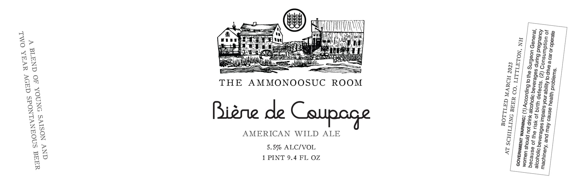 The Ammonoosuc Room by Schilling Beer Co. - beer label