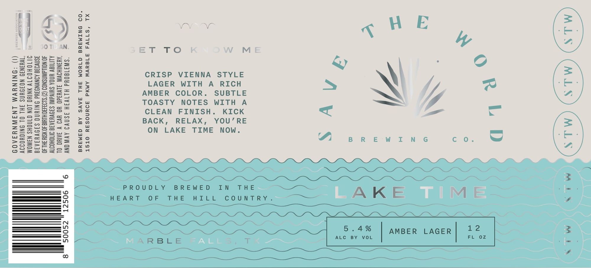 The Ave by Marble Falls Brewing Co. - beer label