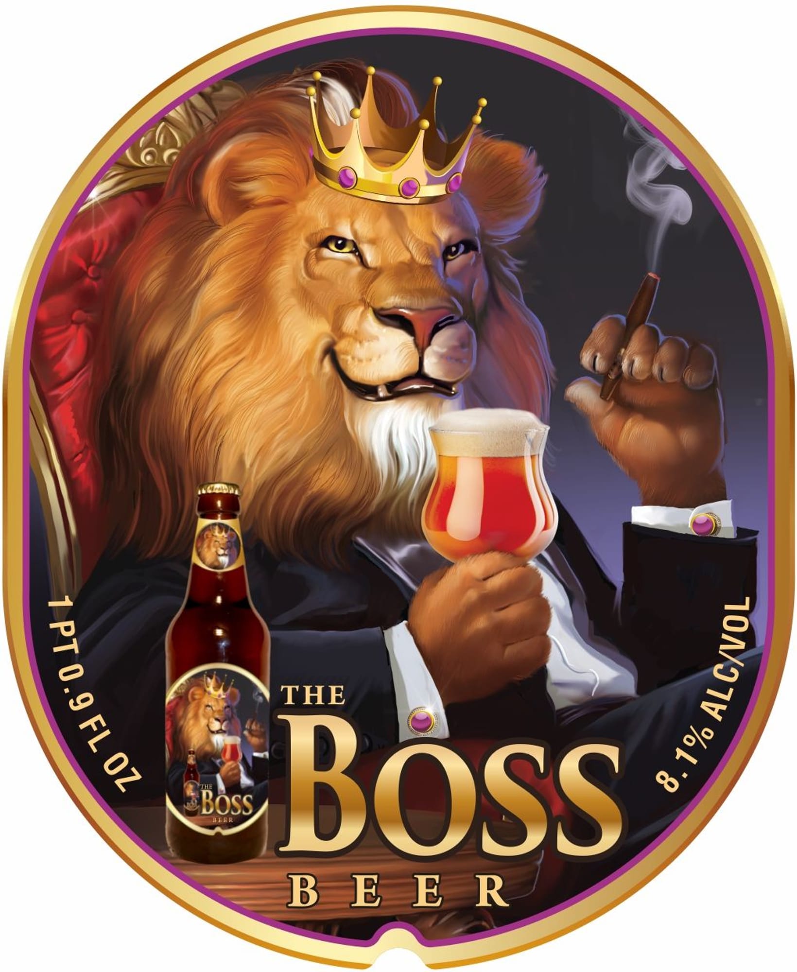 The Boss Beer by The Boss Beer - beer label