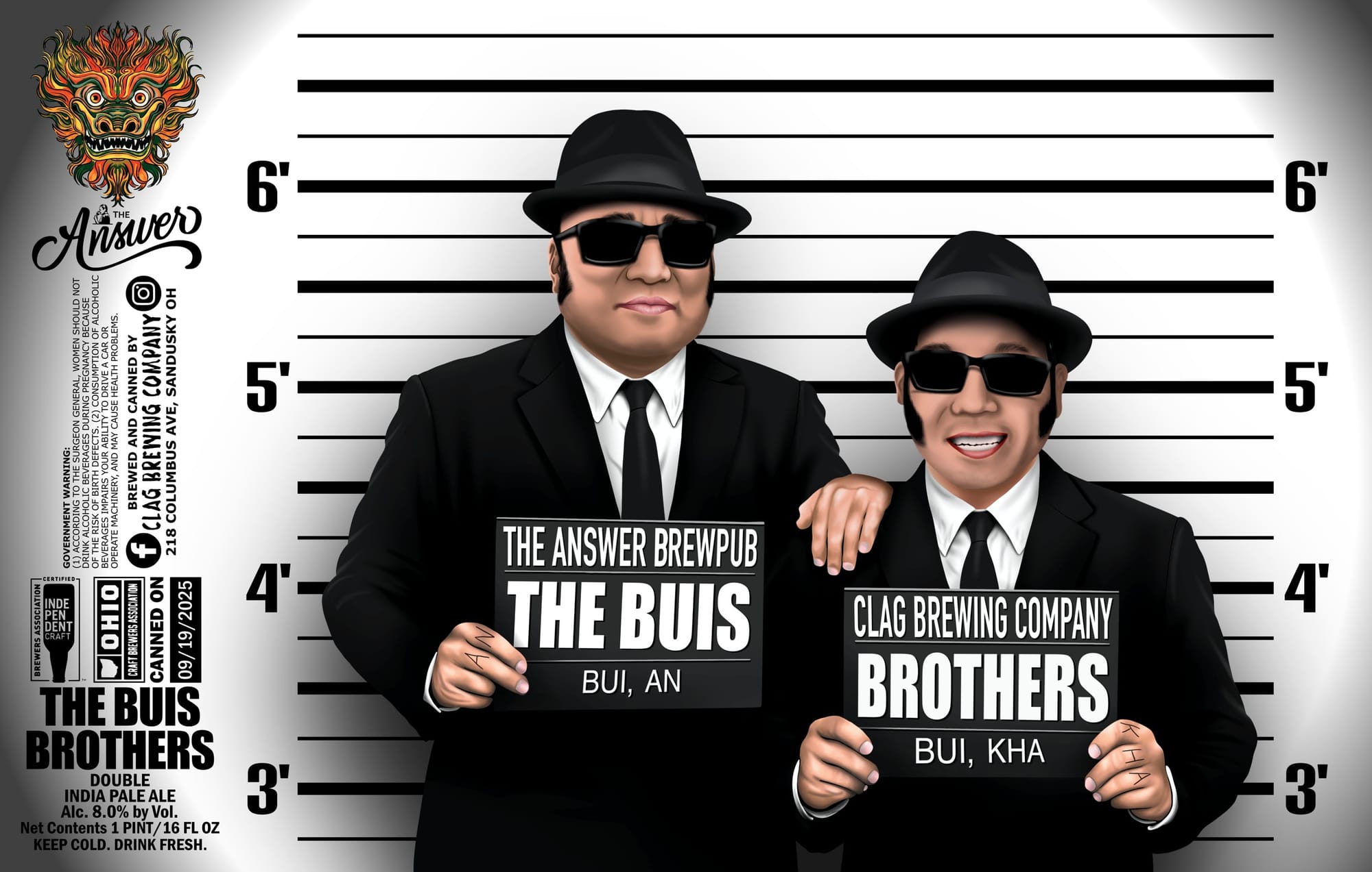 The Buis by Clag Brewing Company - beer label