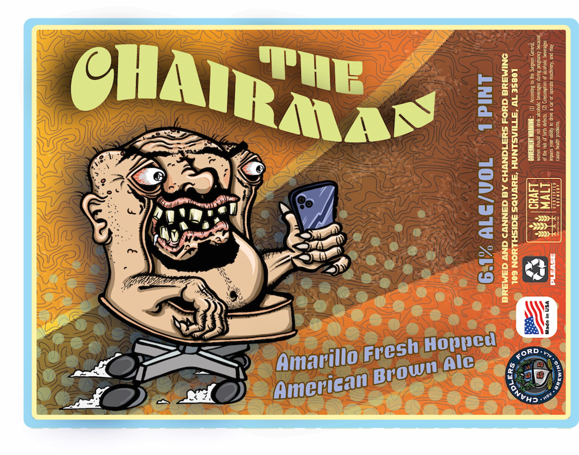 The Chairman by Straight to Ale - beer label