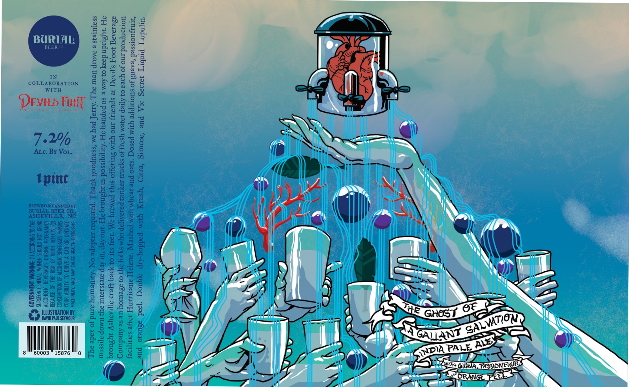 The Ghost of Gallant Salvation by Burial Beer Co. - beer label