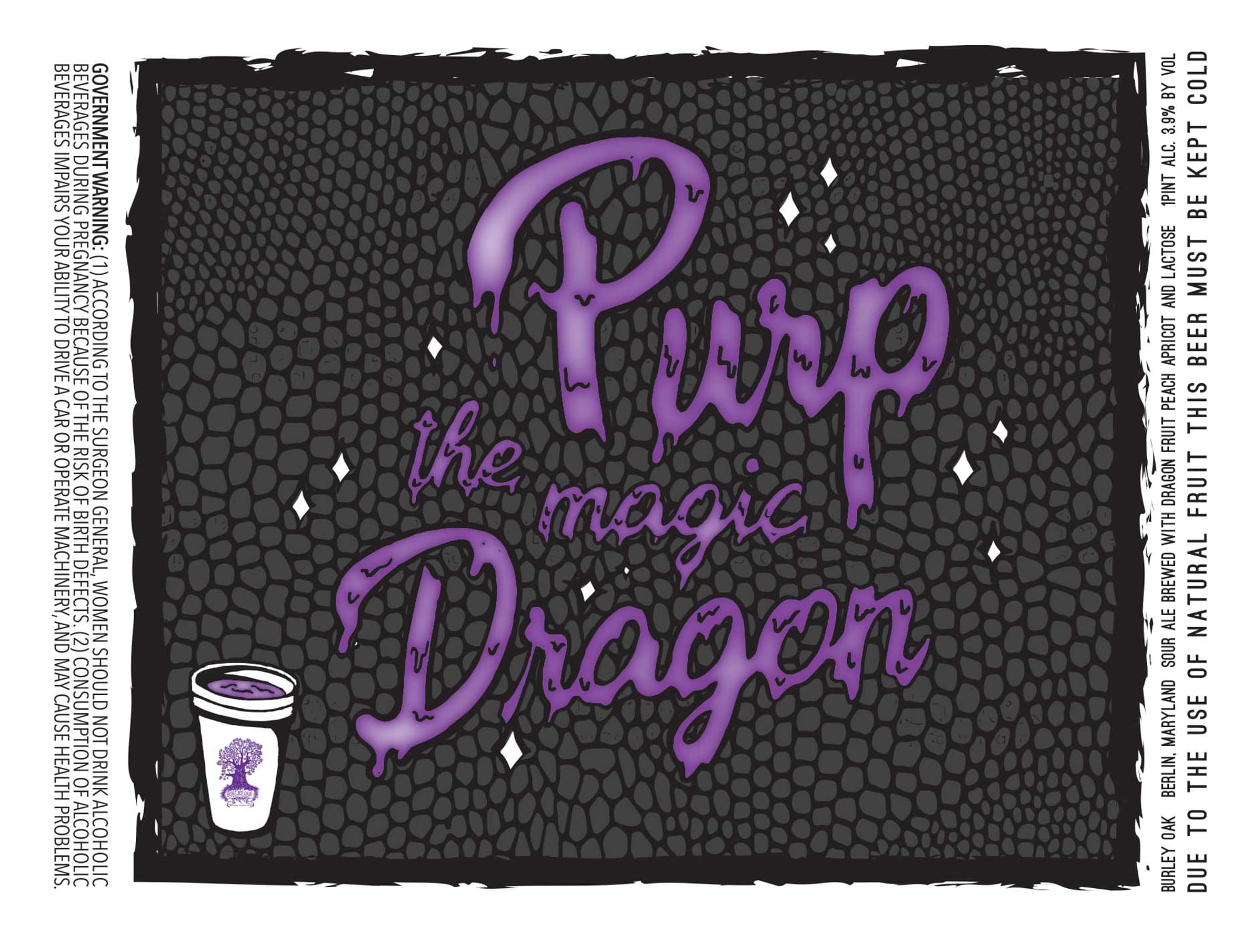 The Magic Dragon by DuClaw Brewing Company - beer label