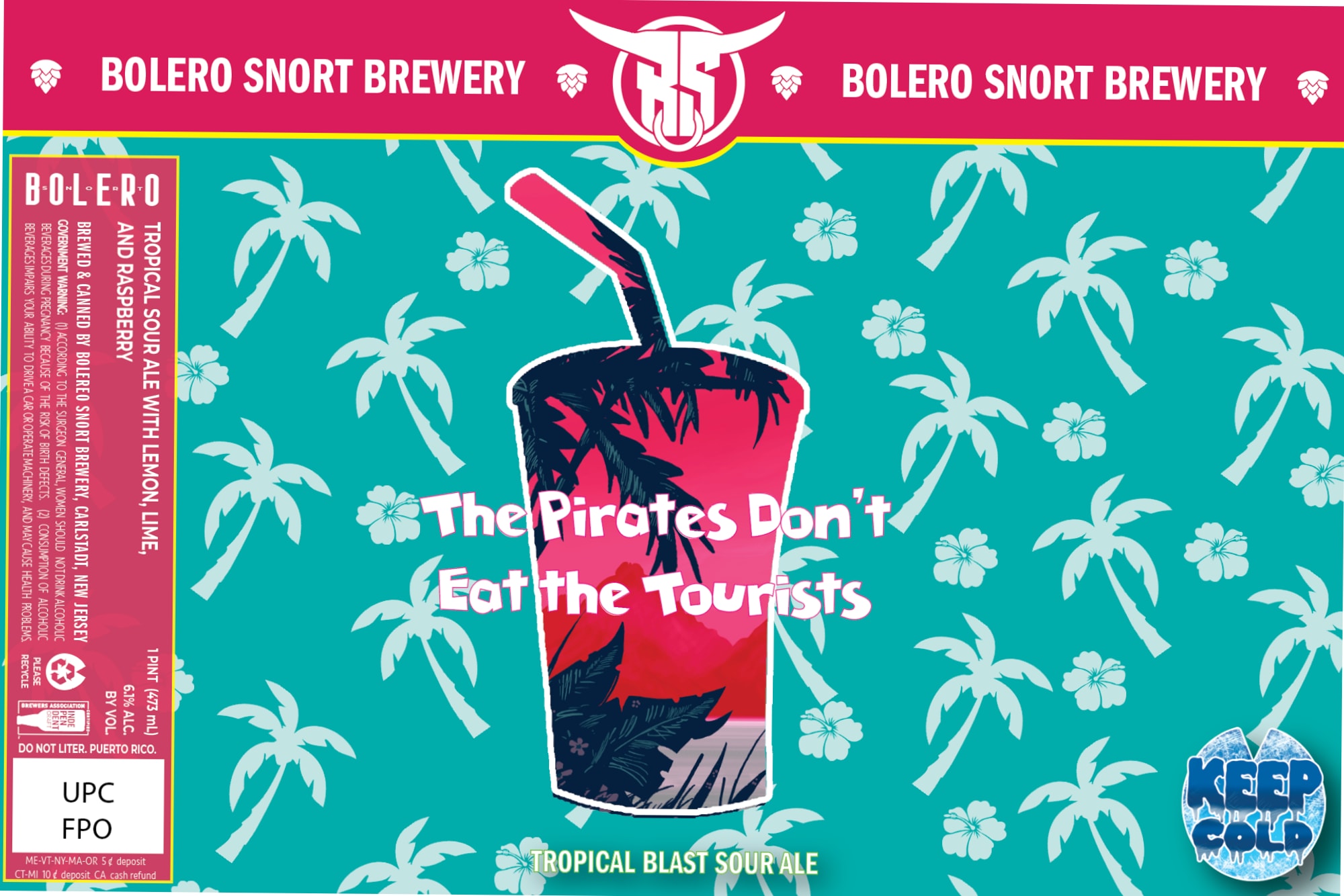 The Pirates Don’t by Bolero Snort Brewery - beer label