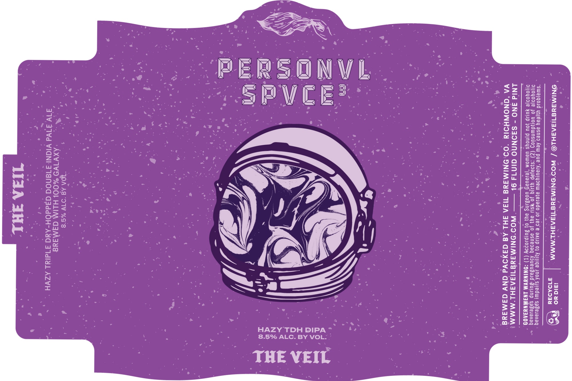 The Veil by The Veil Brewing Co. - beer label