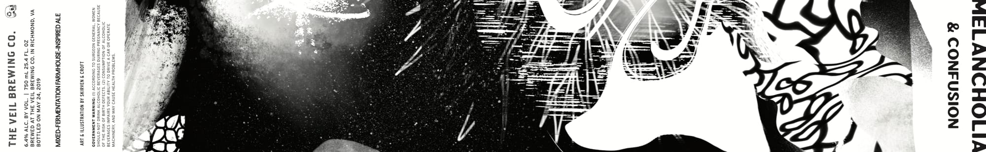 Melancholia by The Veil Brewing Co. - beer label