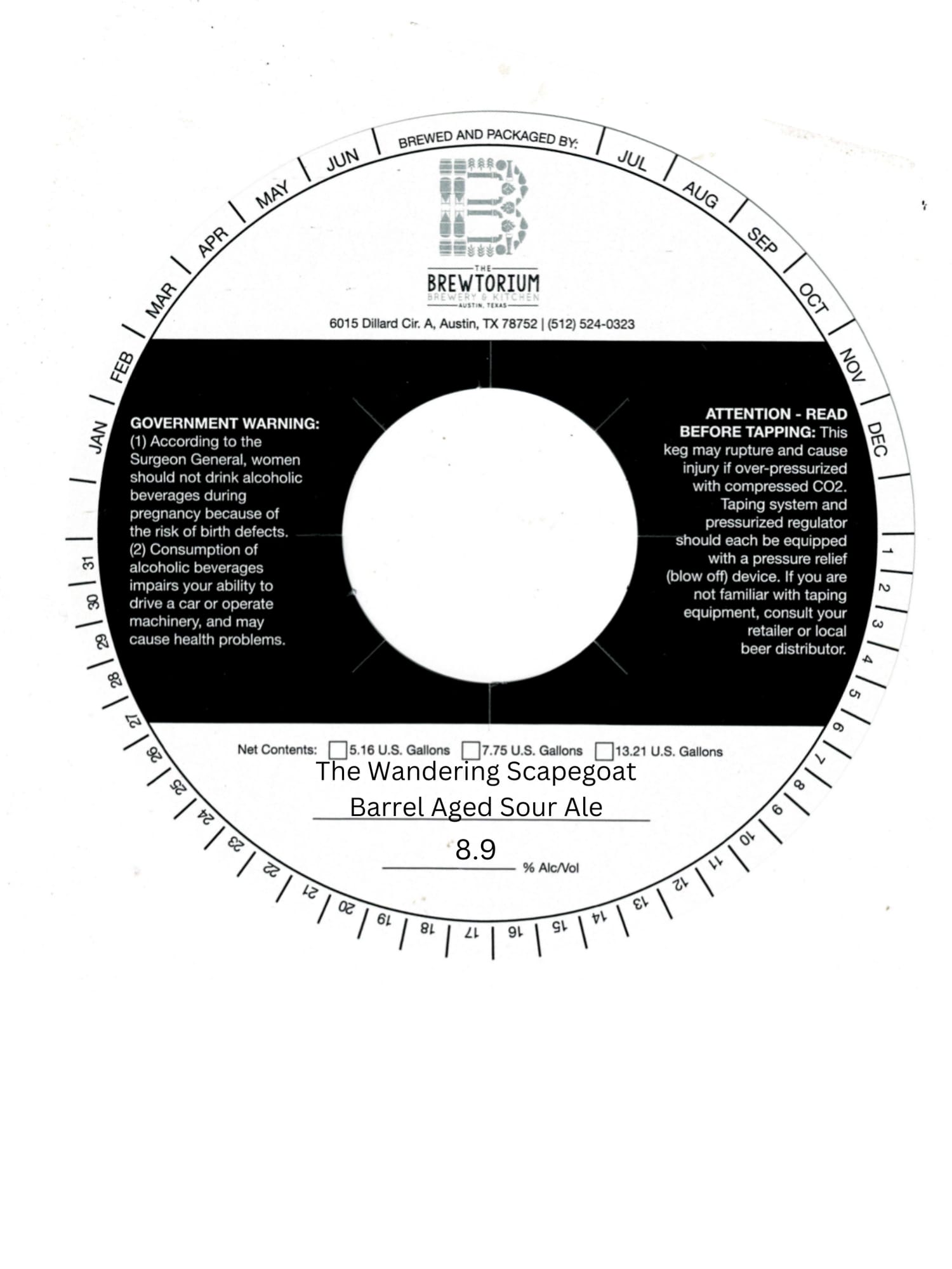 THE WANDERING SCAPEGOAT
BARREL AGED SOUR ALE