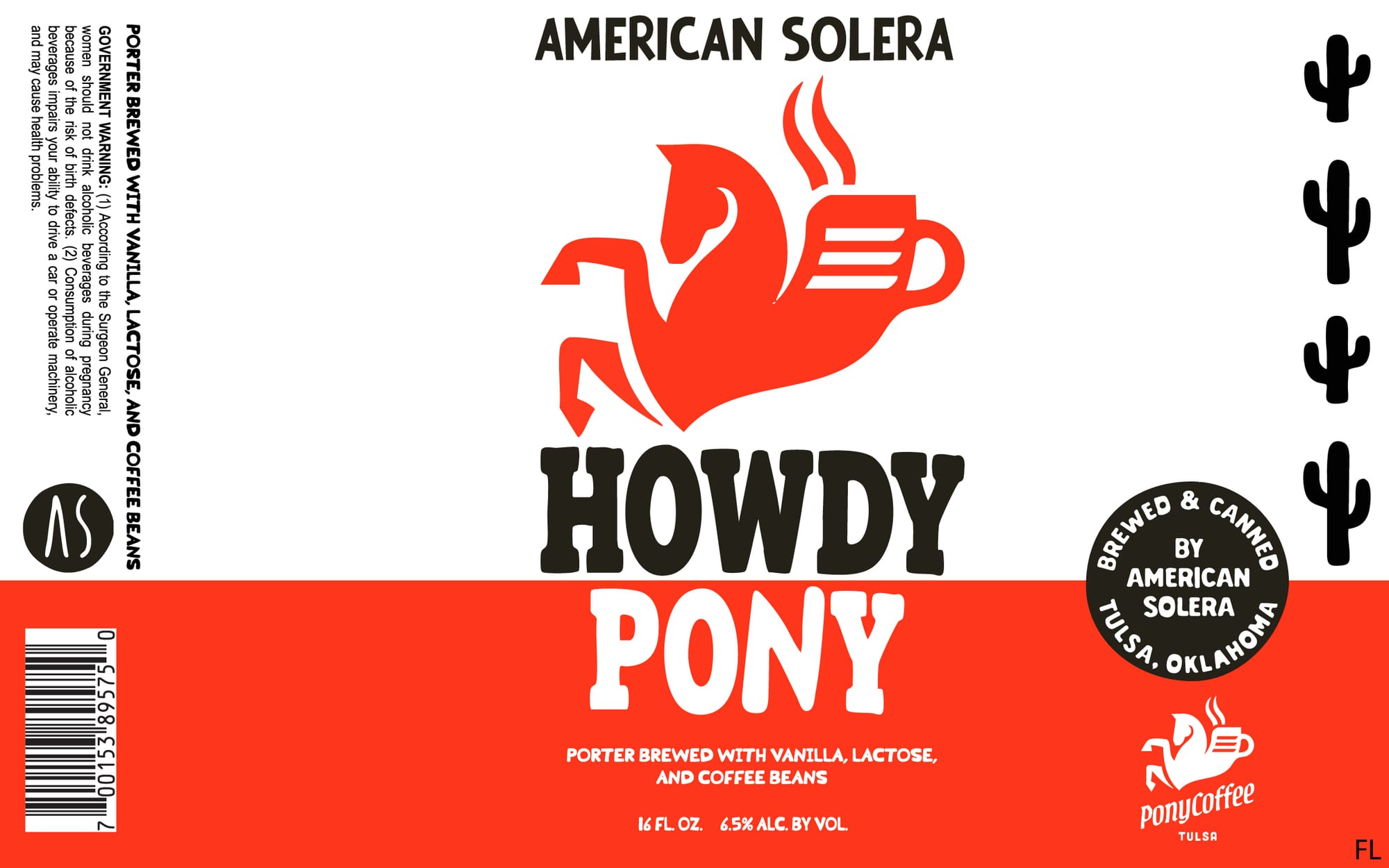 Howdy Pony by Solera Brewing - beer label