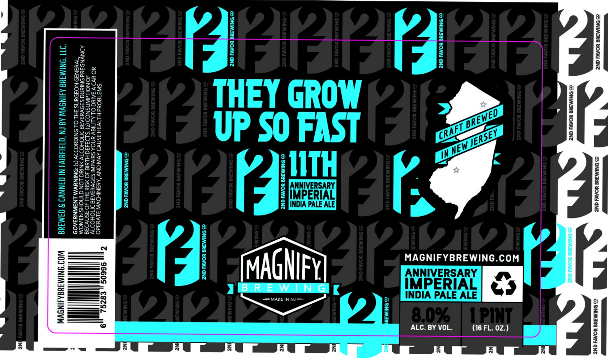 They Grow Up So Fast by Magnify Brewing - beer label