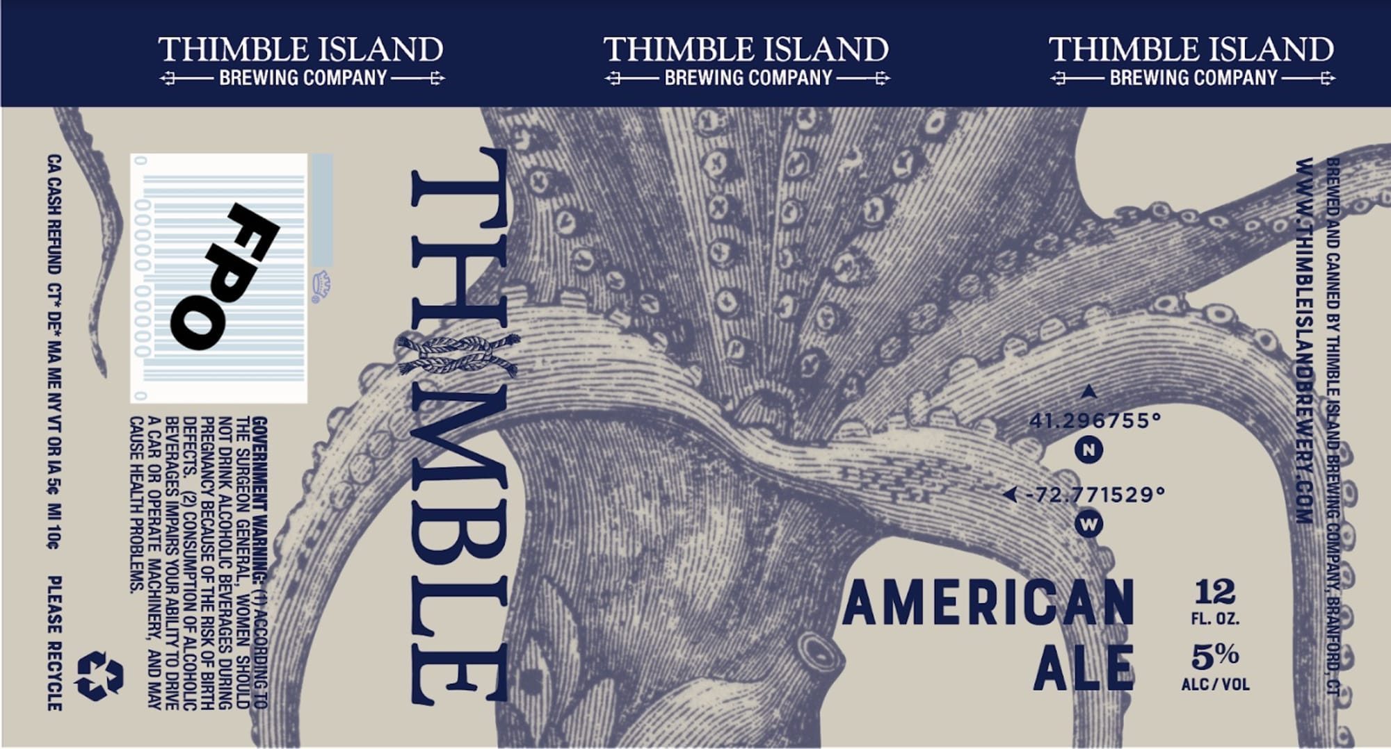 OPA by Thimble Island Brewing Company - beer label