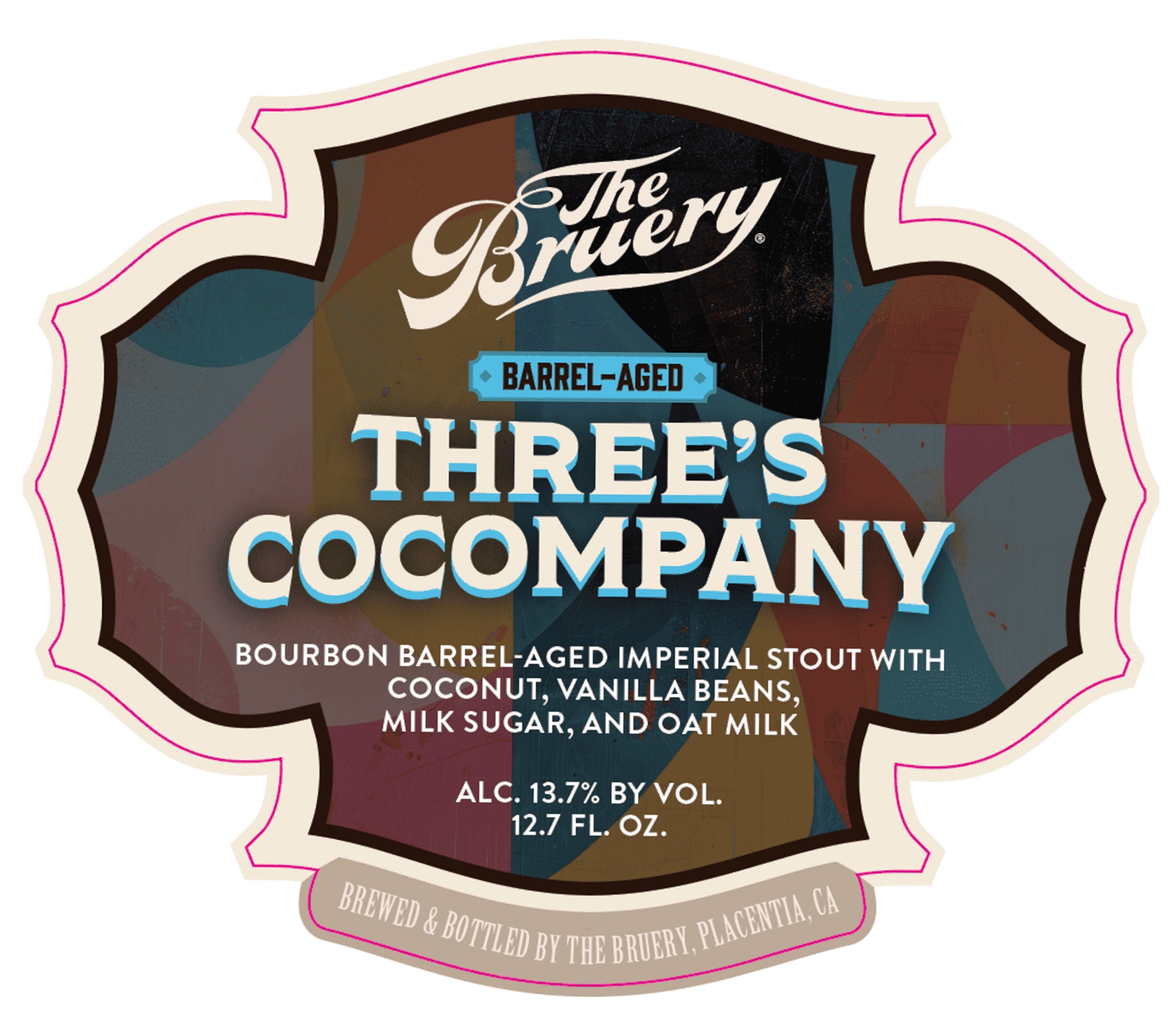 Three’s Cocompany by The Bruery - beer label