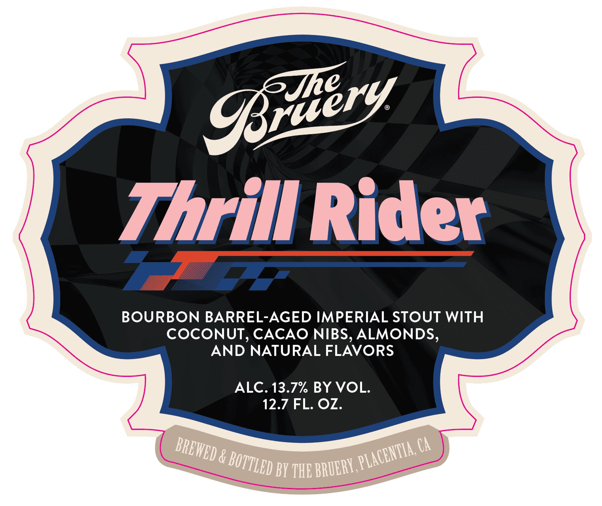 Thrill Rider by The Bruery - beer label