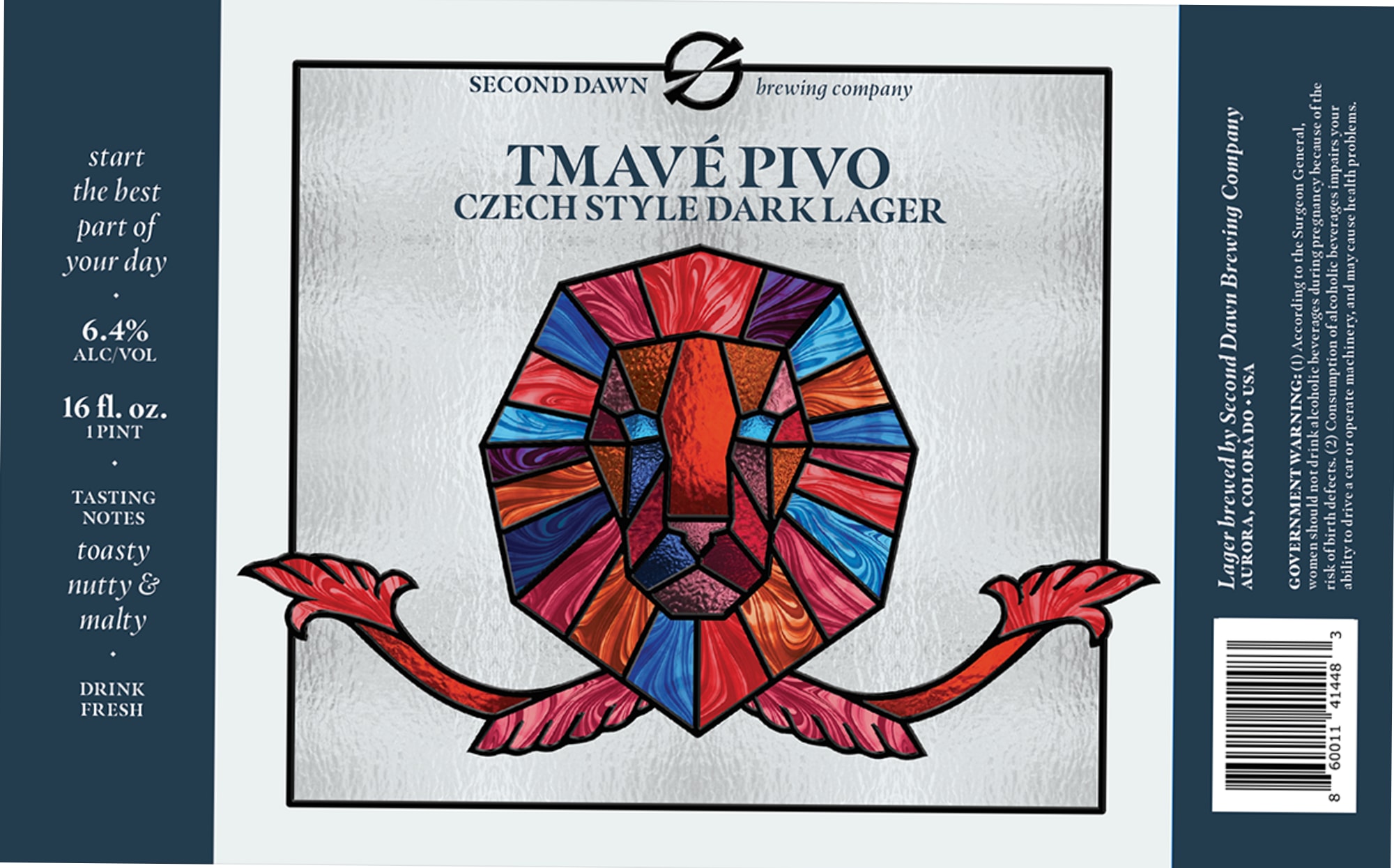 Tmavé Pivo by Second Dawn Brewing Company - beer label