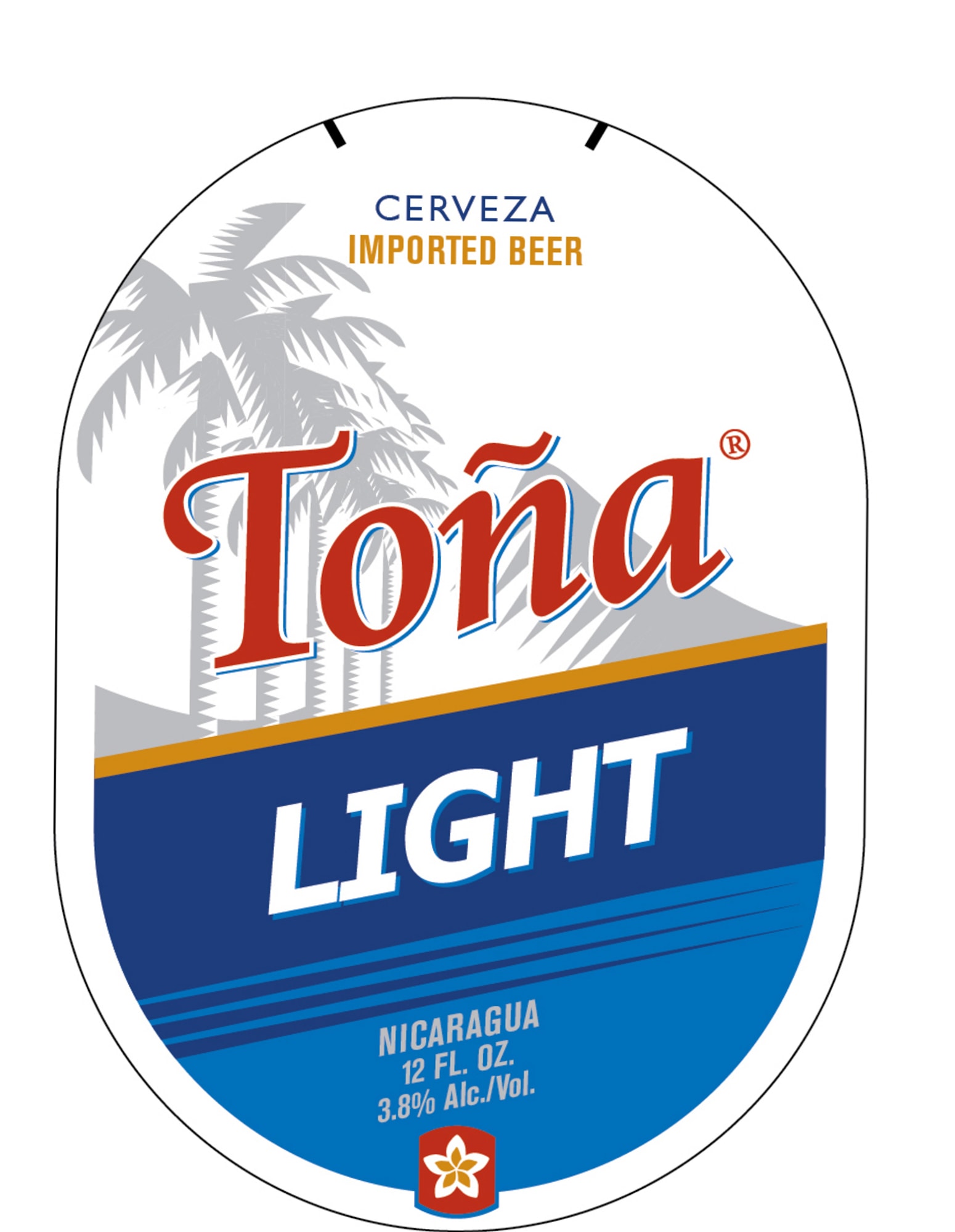 Toña Light by Cervecería Toña - beer label