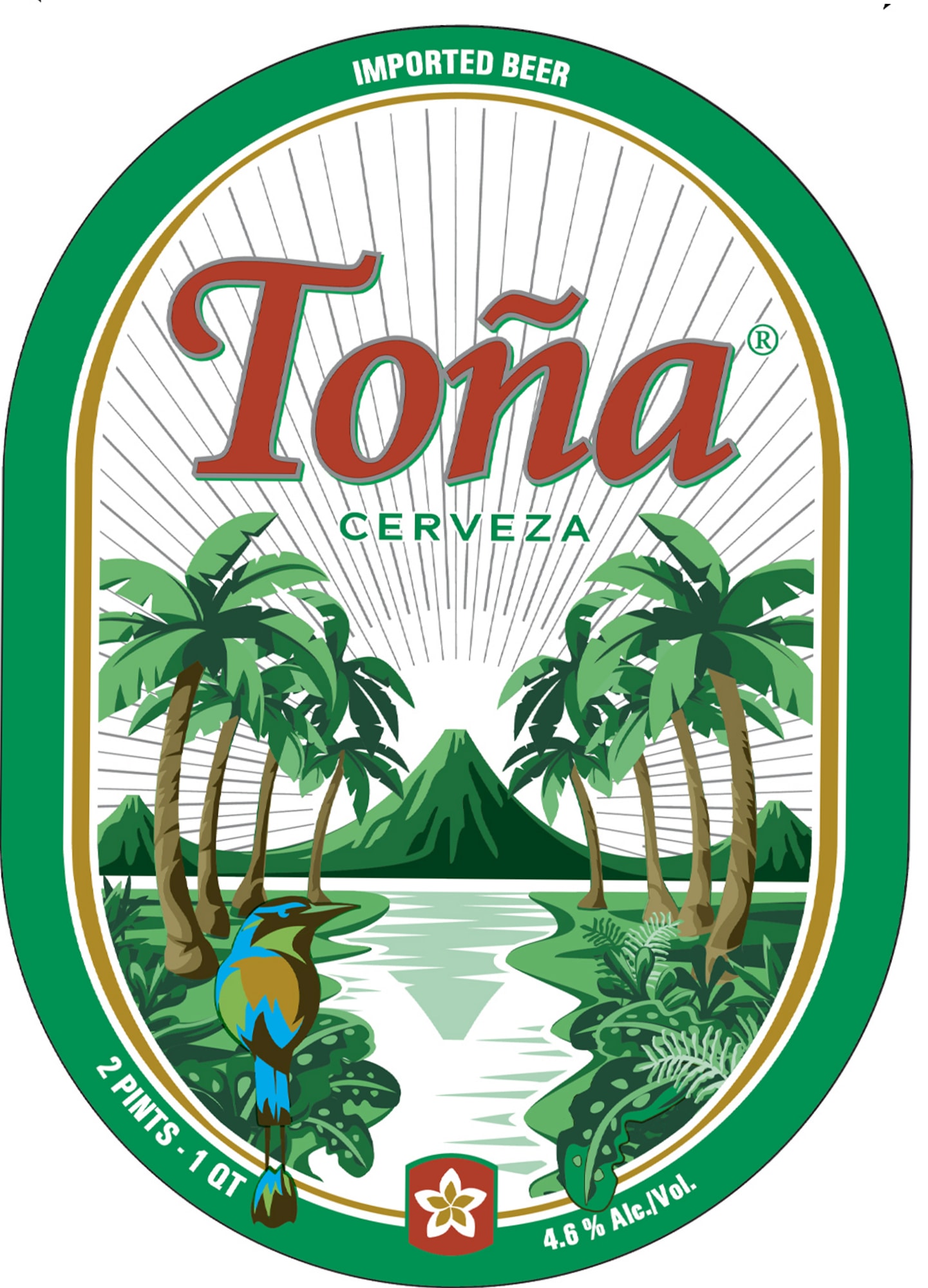Toña by Pilsener Cuscatlán - beer label