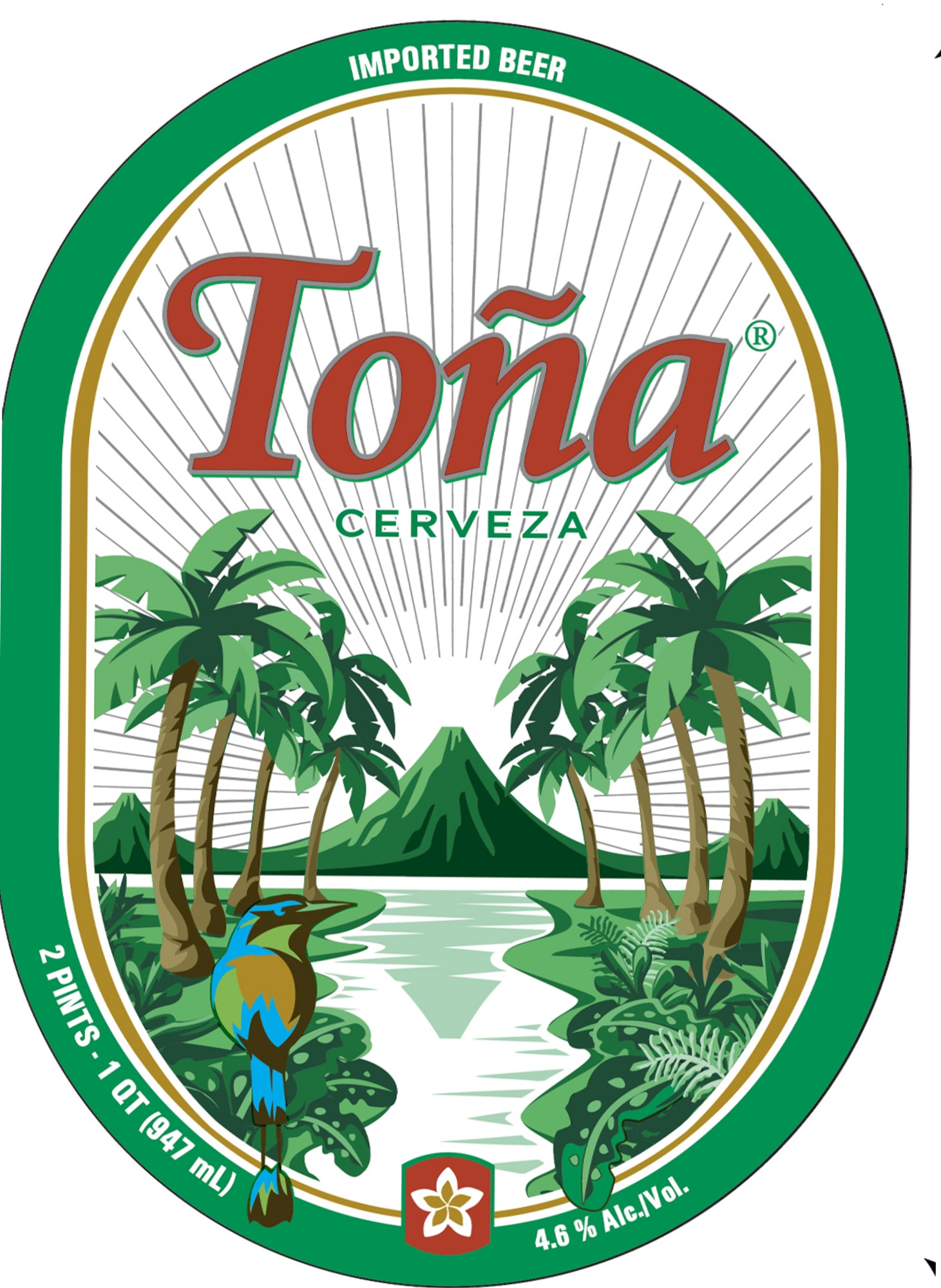 Toña by Pilsener, S.A. - beer label