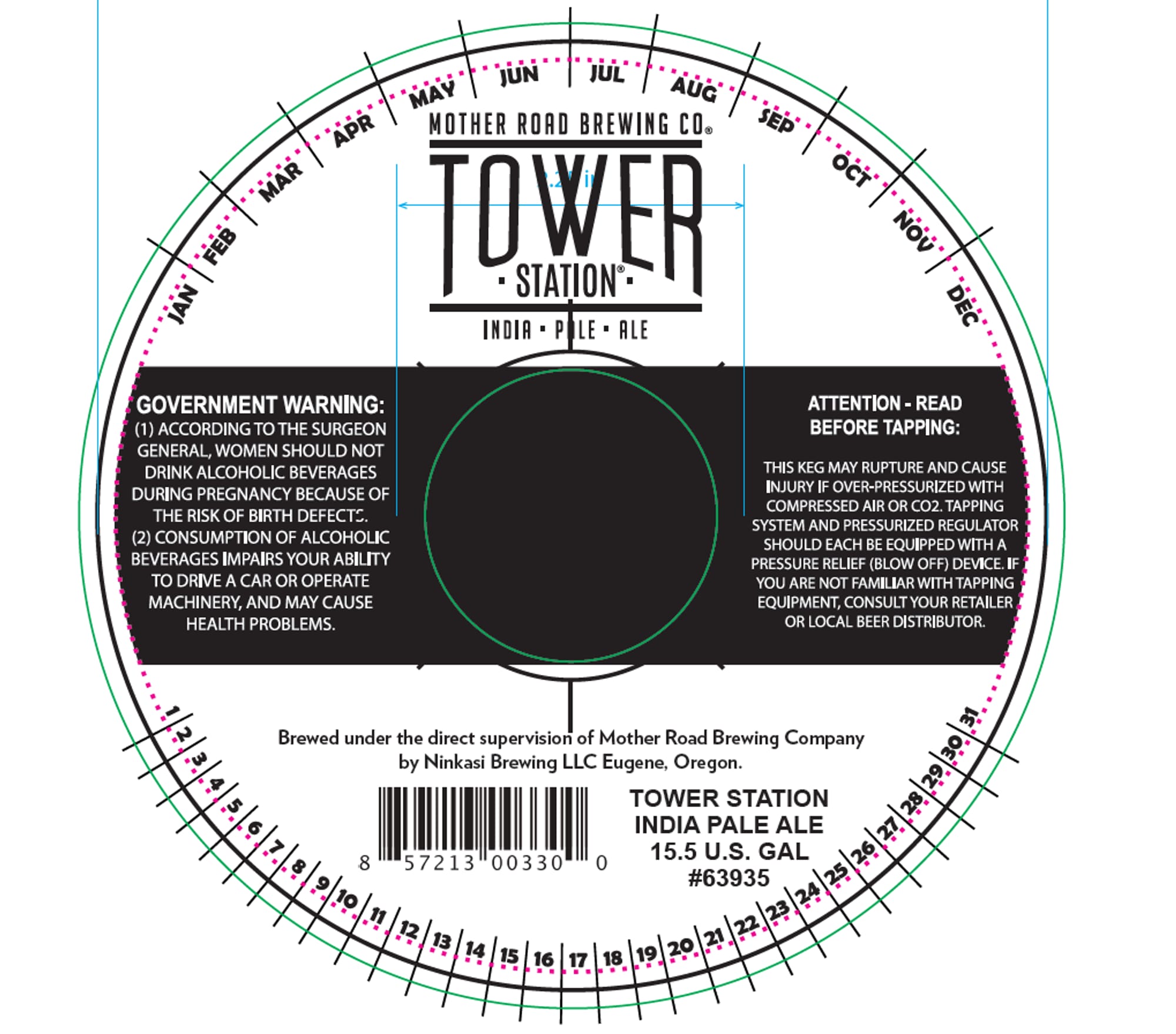 Tower Station by Mother Road Brewing Co. - beer label