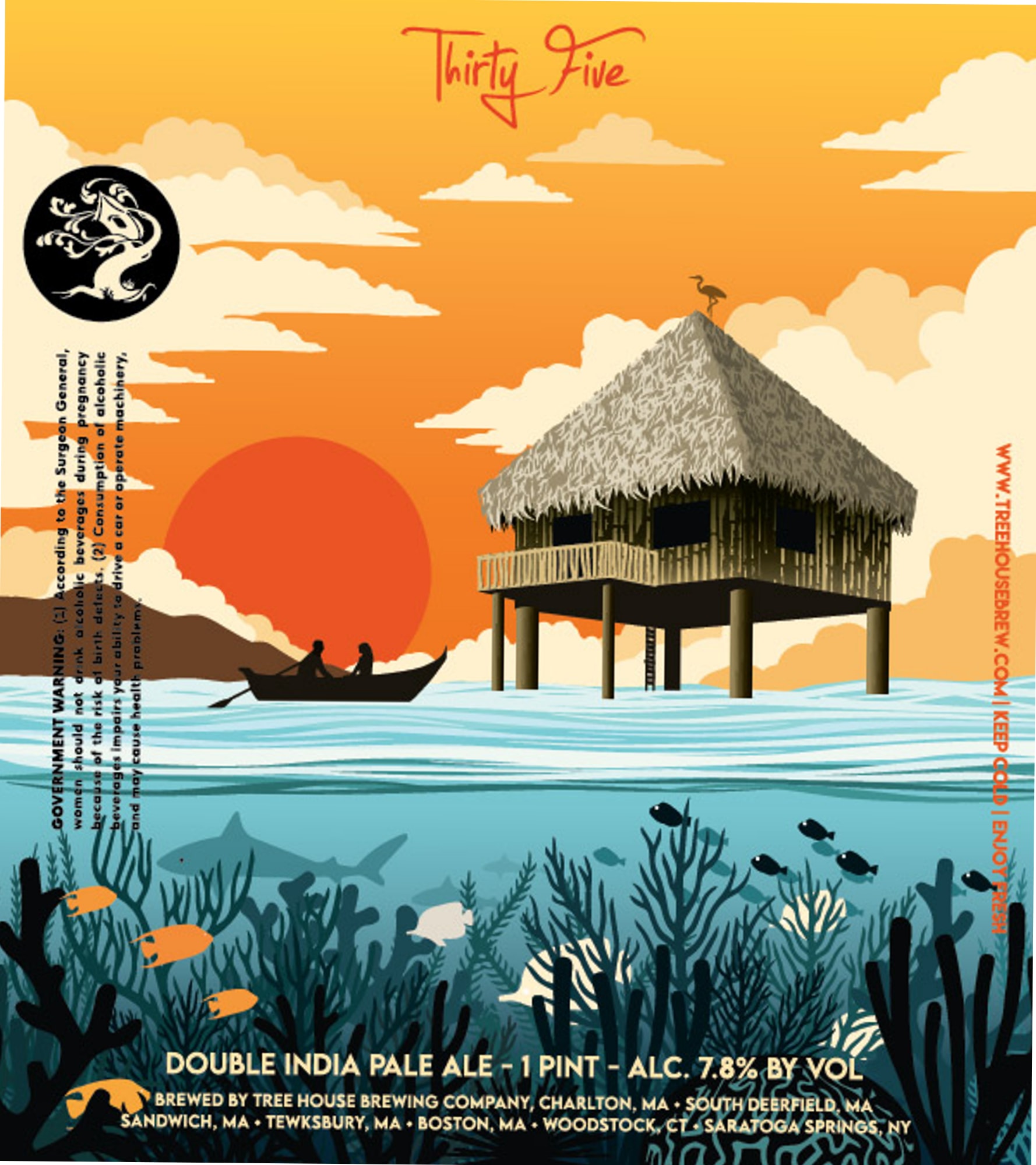 Thirty Five by Tree House Brewing Company - beer label