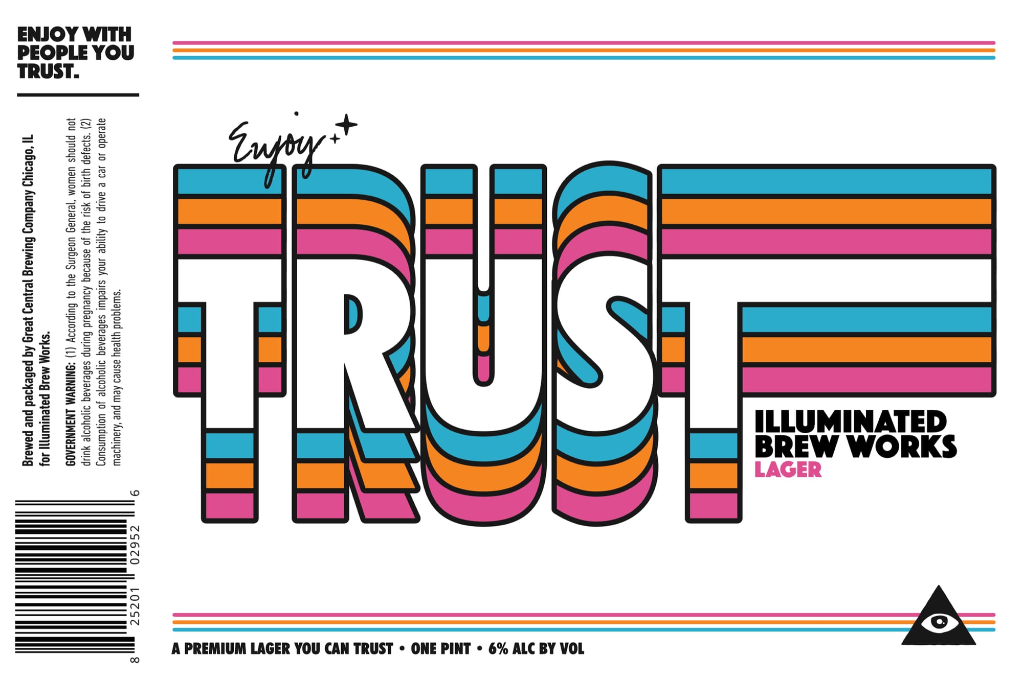 Illuminated Lager Works Lager by Illuminated Brew Works - beer label