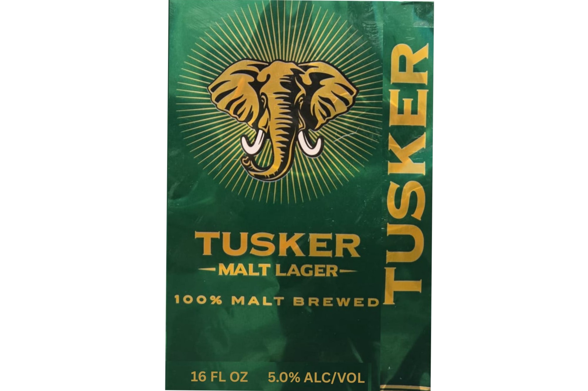 Tusker Malt Lager by East African Breweries - beer label