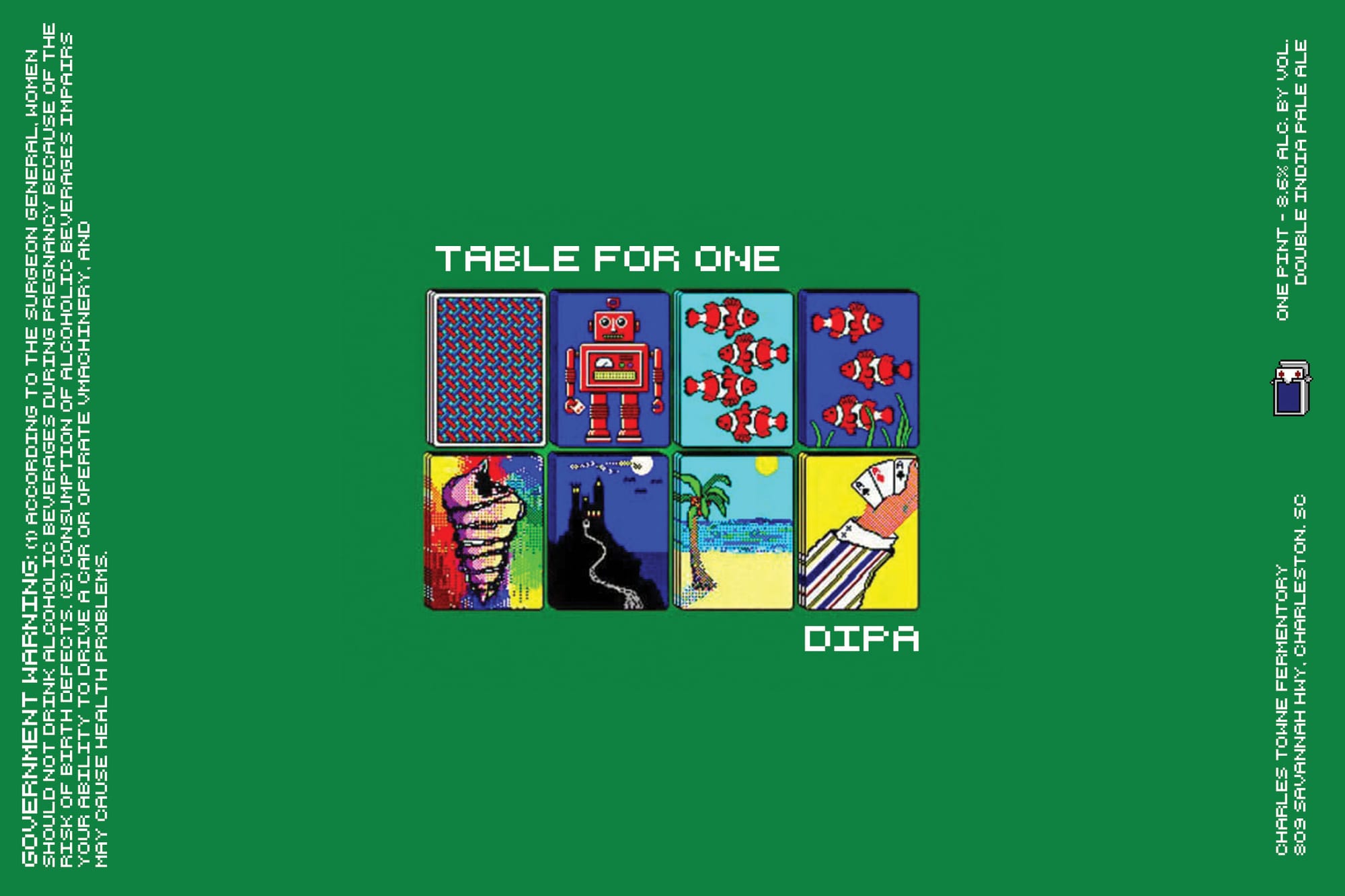 Table For One by Two Tune Fermentory - beer label