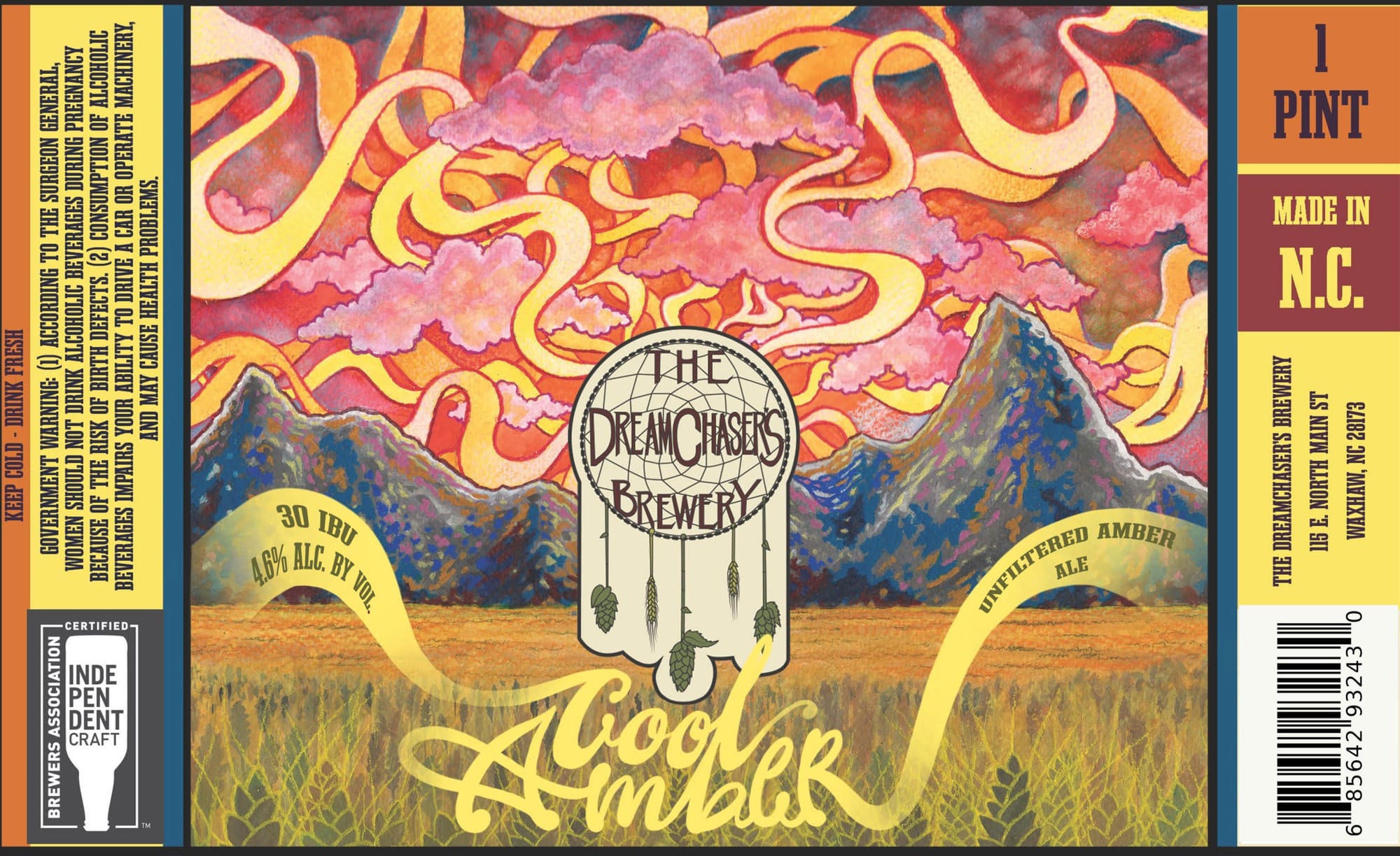 Woofer Amber Ale by The Dreamchasers Brewery - beer label