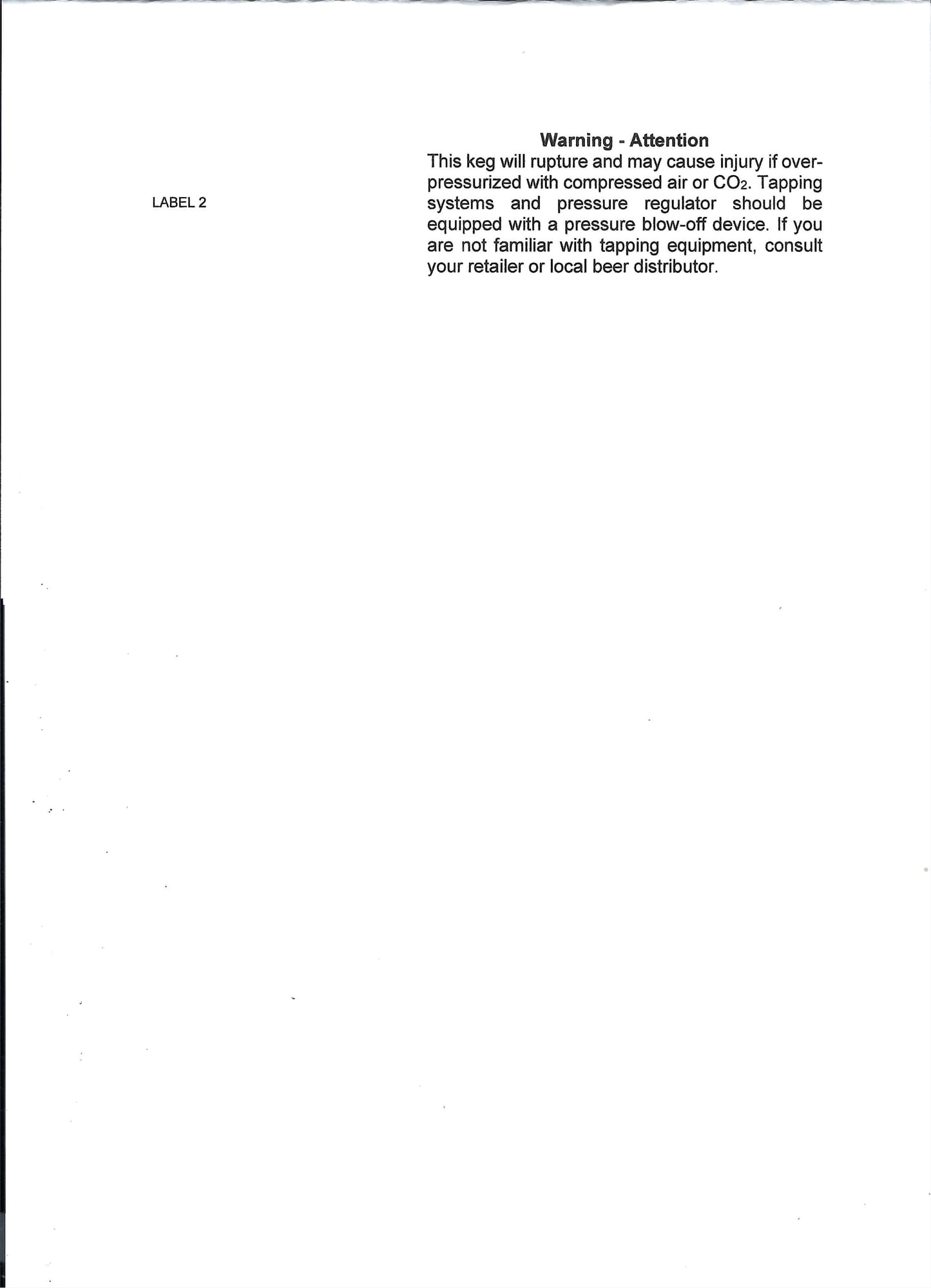 Unknown by Unknown - beer label